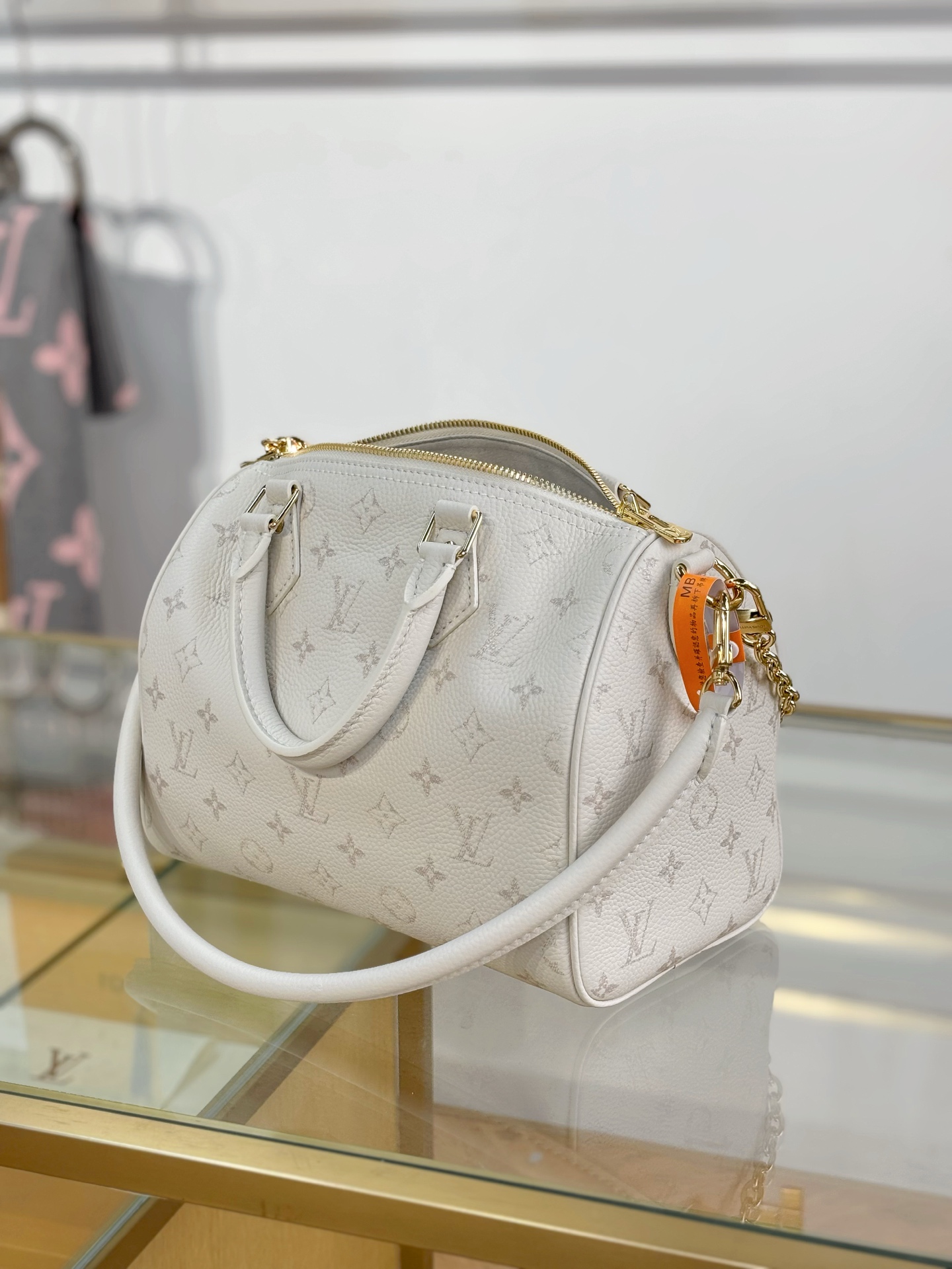 Louis Vuitton Basic Bag White 13cm-m-l-s