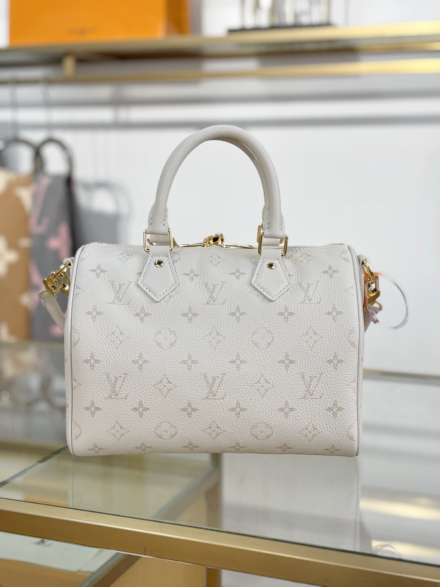 Louis Vuitton Basic Bag White 13cm-m-l-s