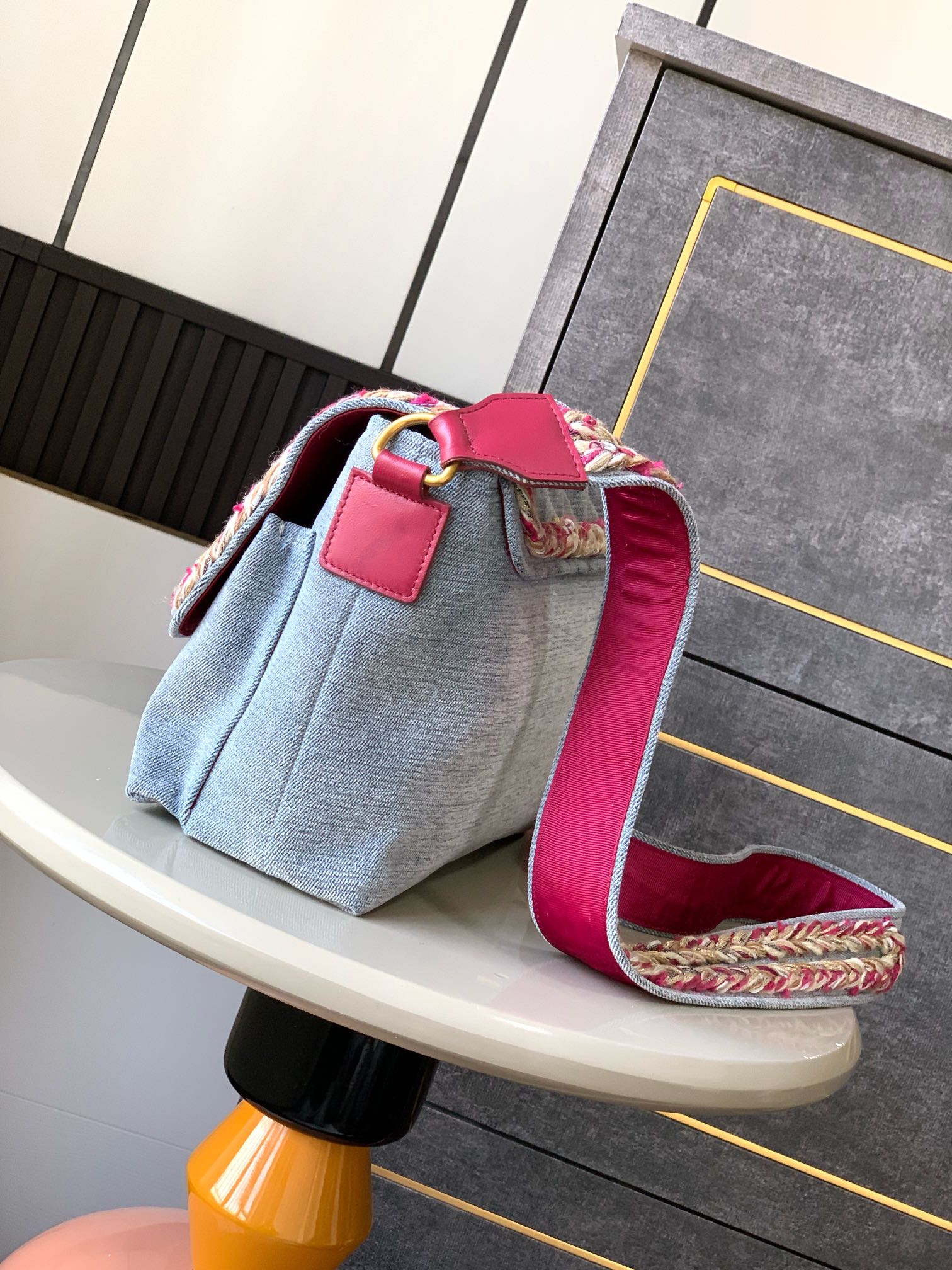 Chanel Basic Bag Gray 27cm-l