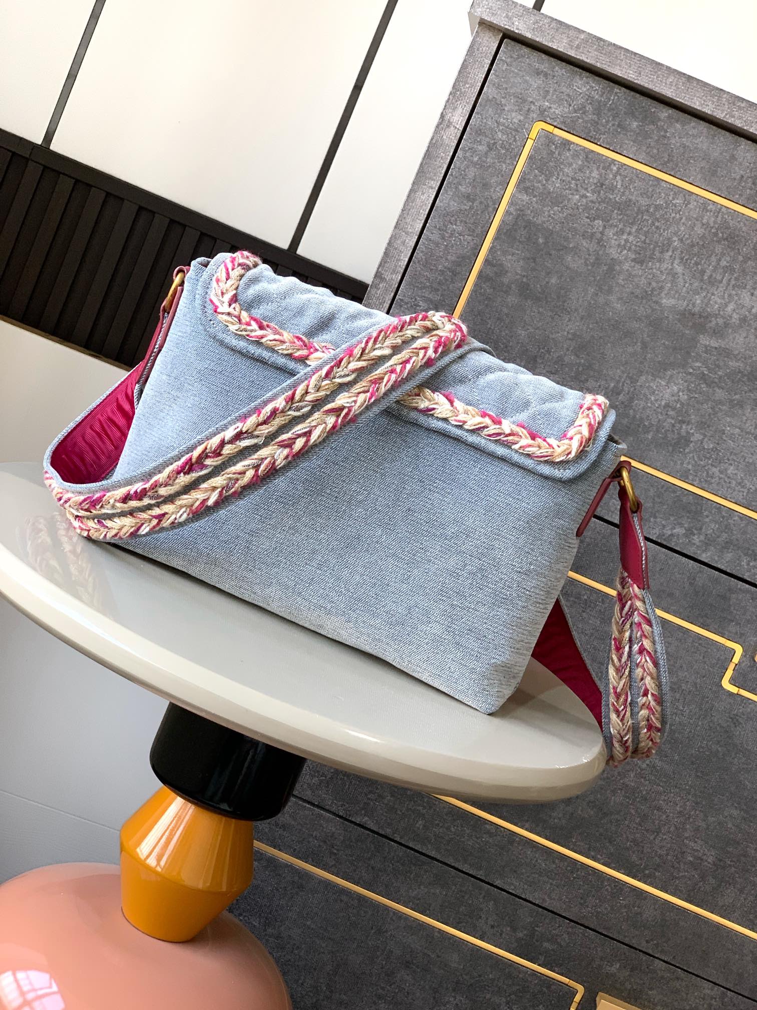 Chanel Basic Bag Gray 27cm-l