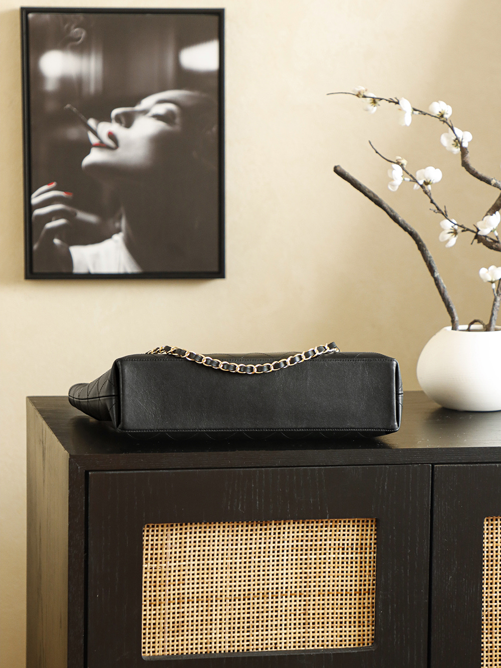 Chanel Tote Bag Cow Leather