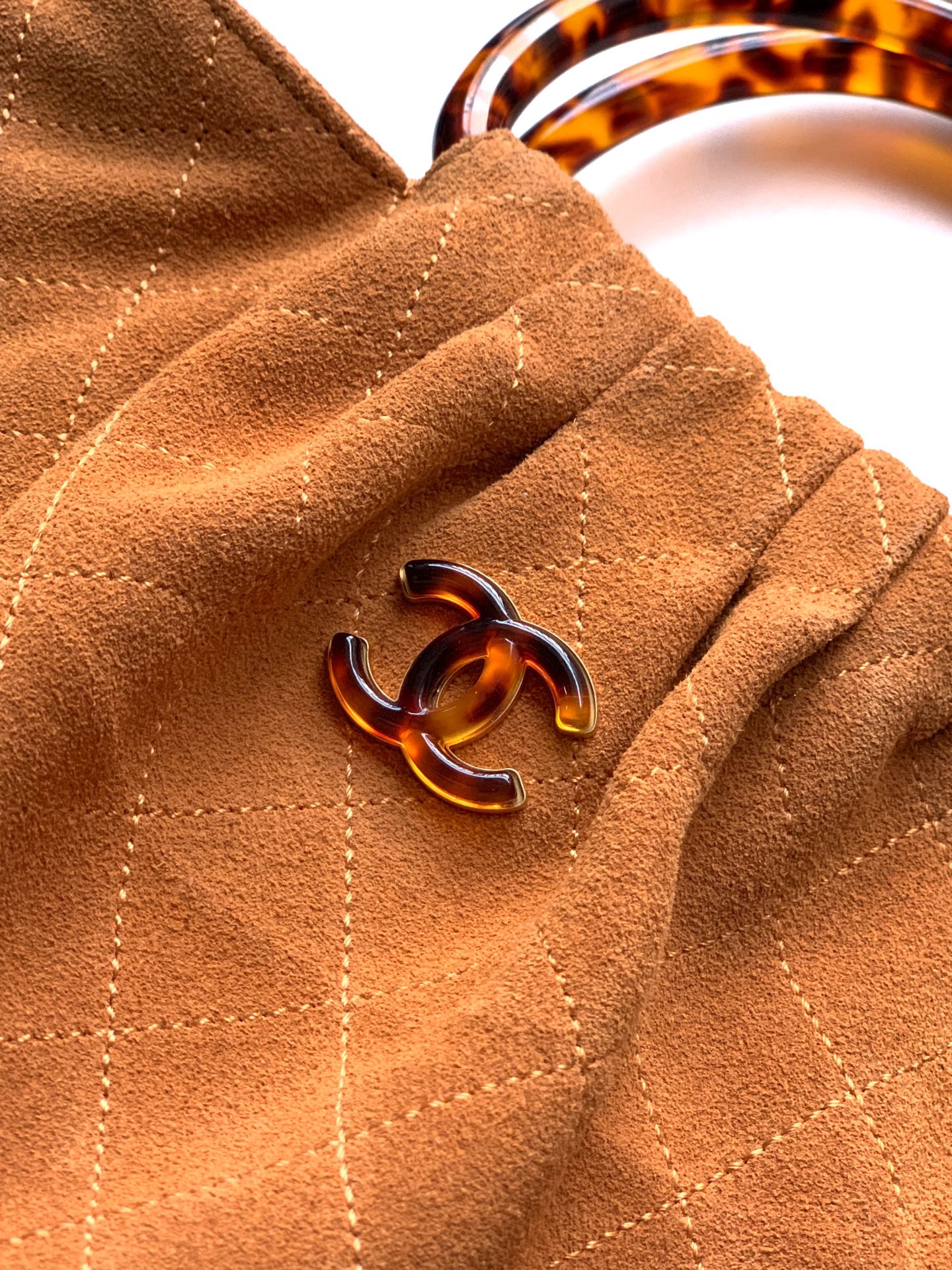 Chanel Tote Bag Brown 32cm-m-l