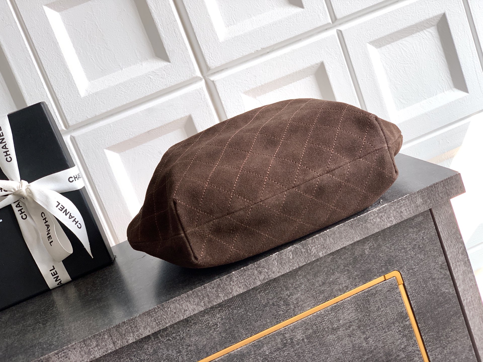 Chanel Tote Bag Brown 32cm-m-l