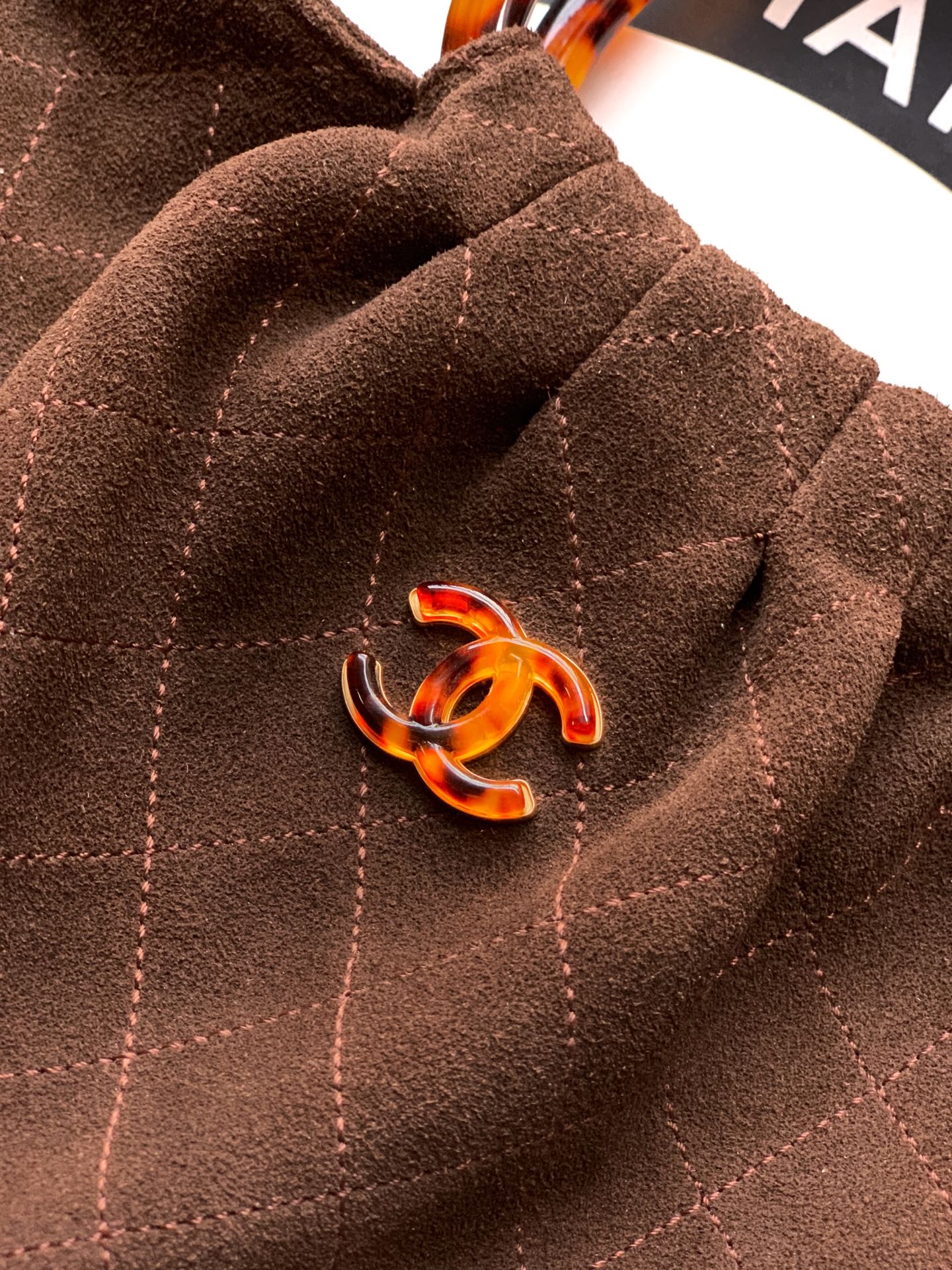 Chanel Tote Bag Brown 32cm-m-l