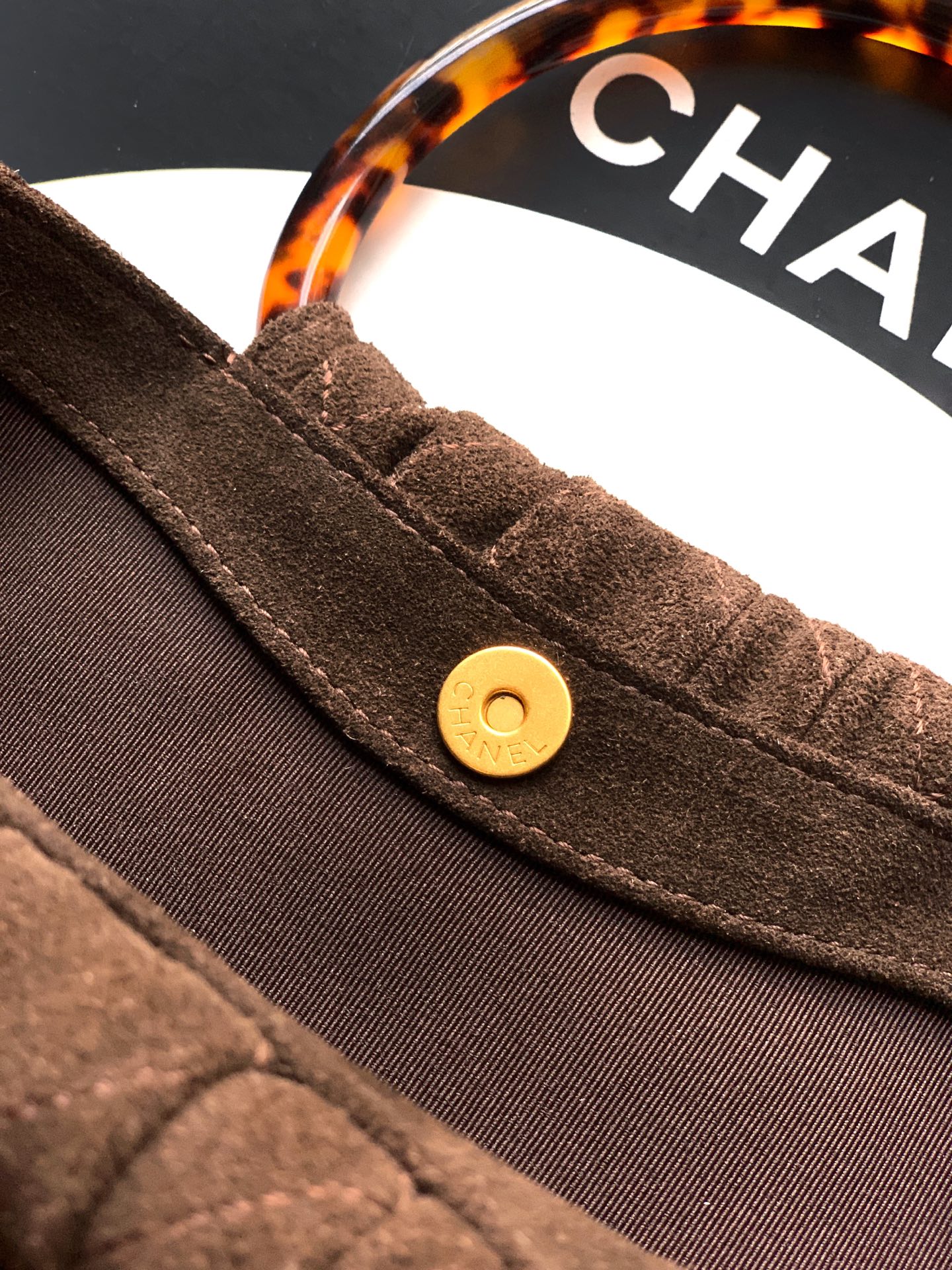 Chanel Tote Bag Brown 32cm-m-l