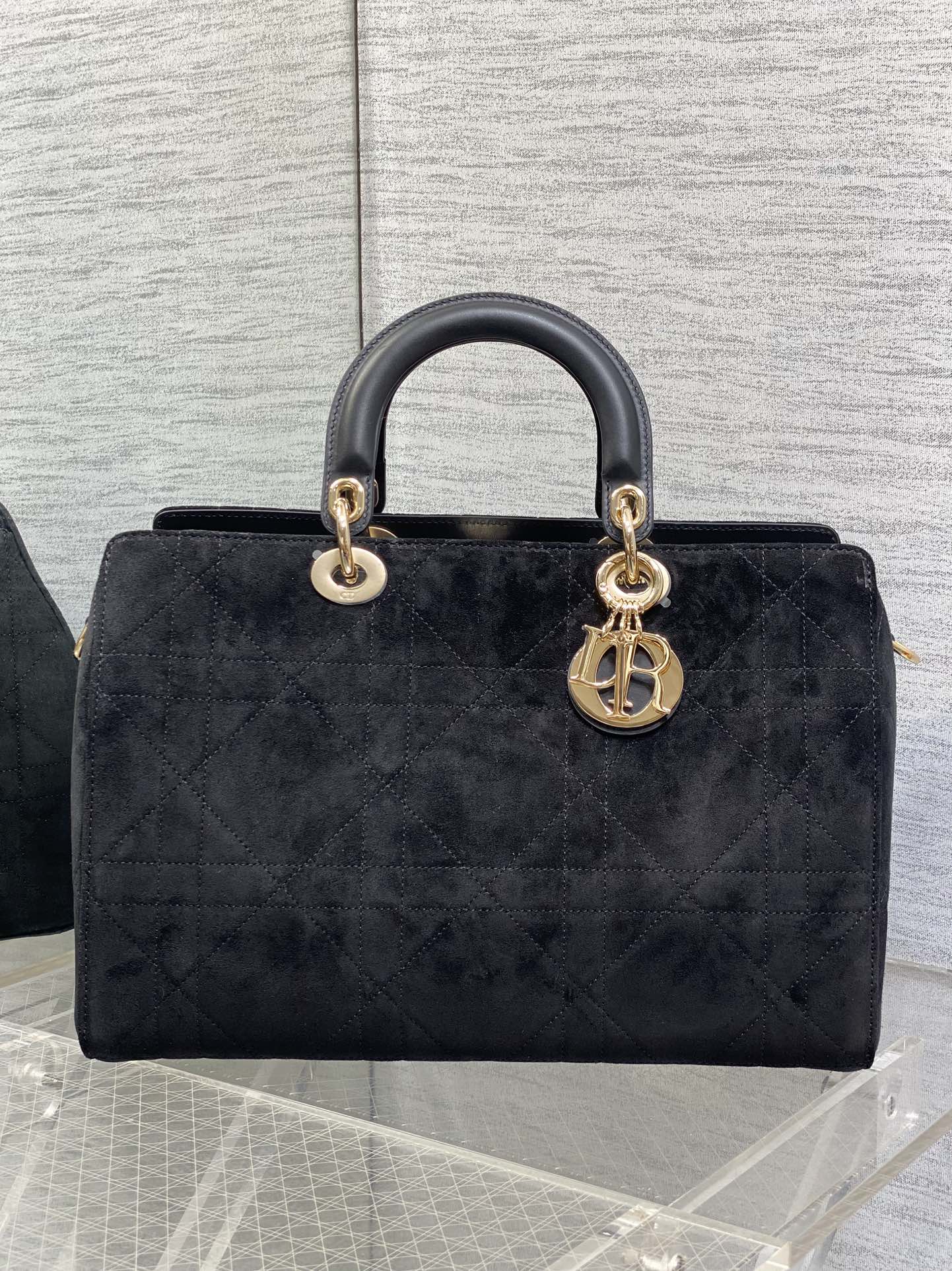 Dior Female Basic Bag Black 20cm-l-s