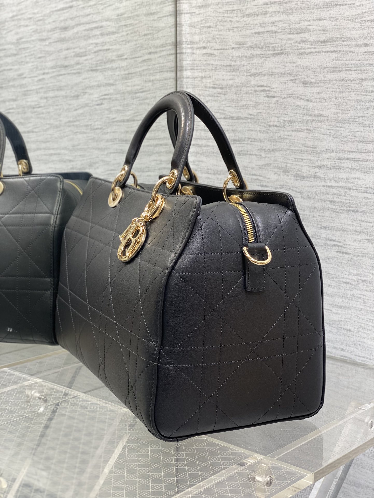 Dior Female Basic Bag Black 20cm-l-s