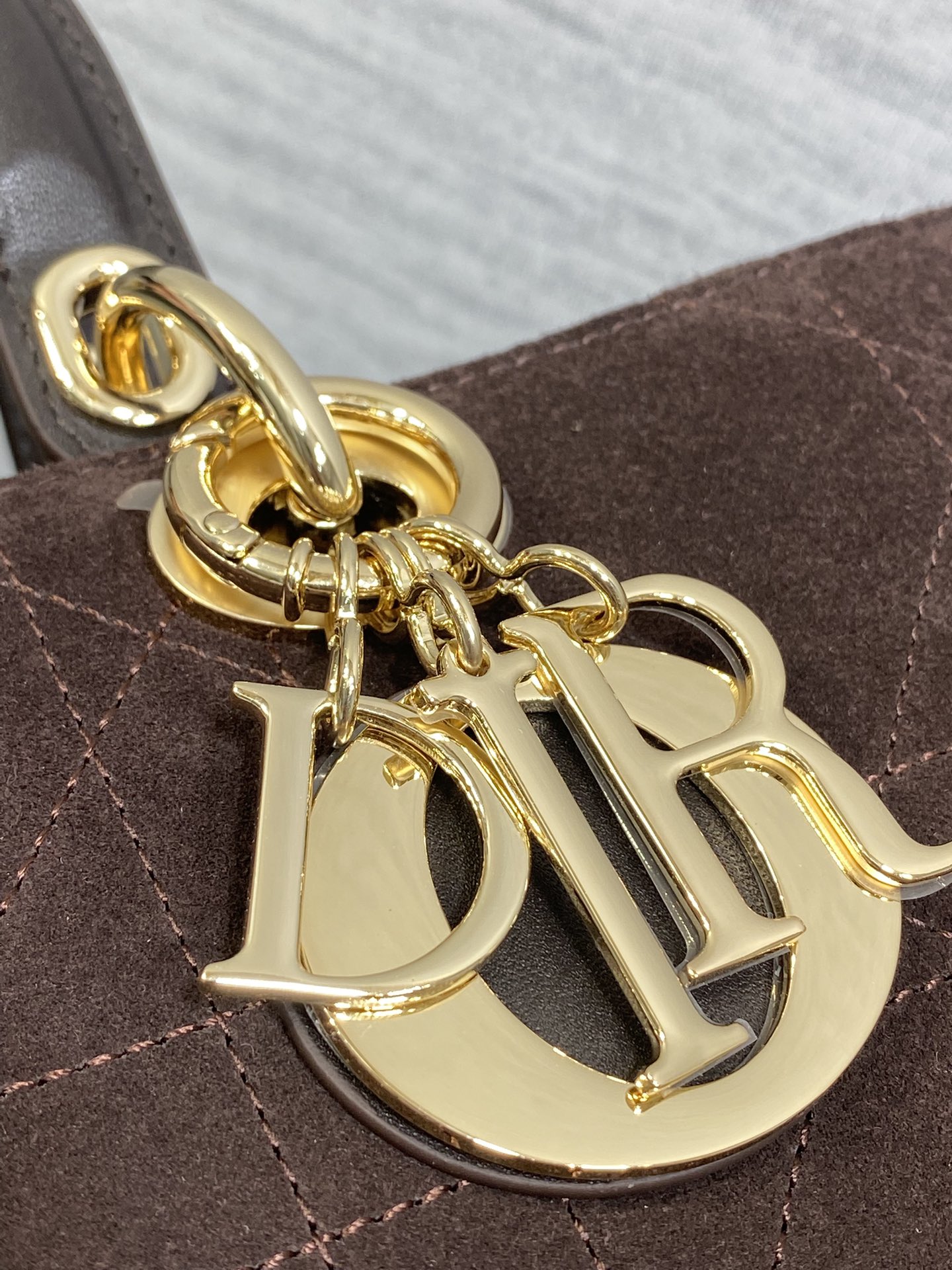 Dior Female Basic Bag Coffee 20cm-l-s