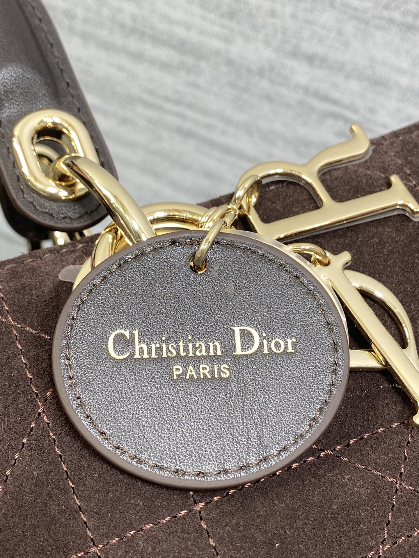 Dior Female Basic Bag Coffee 20cm-l-s