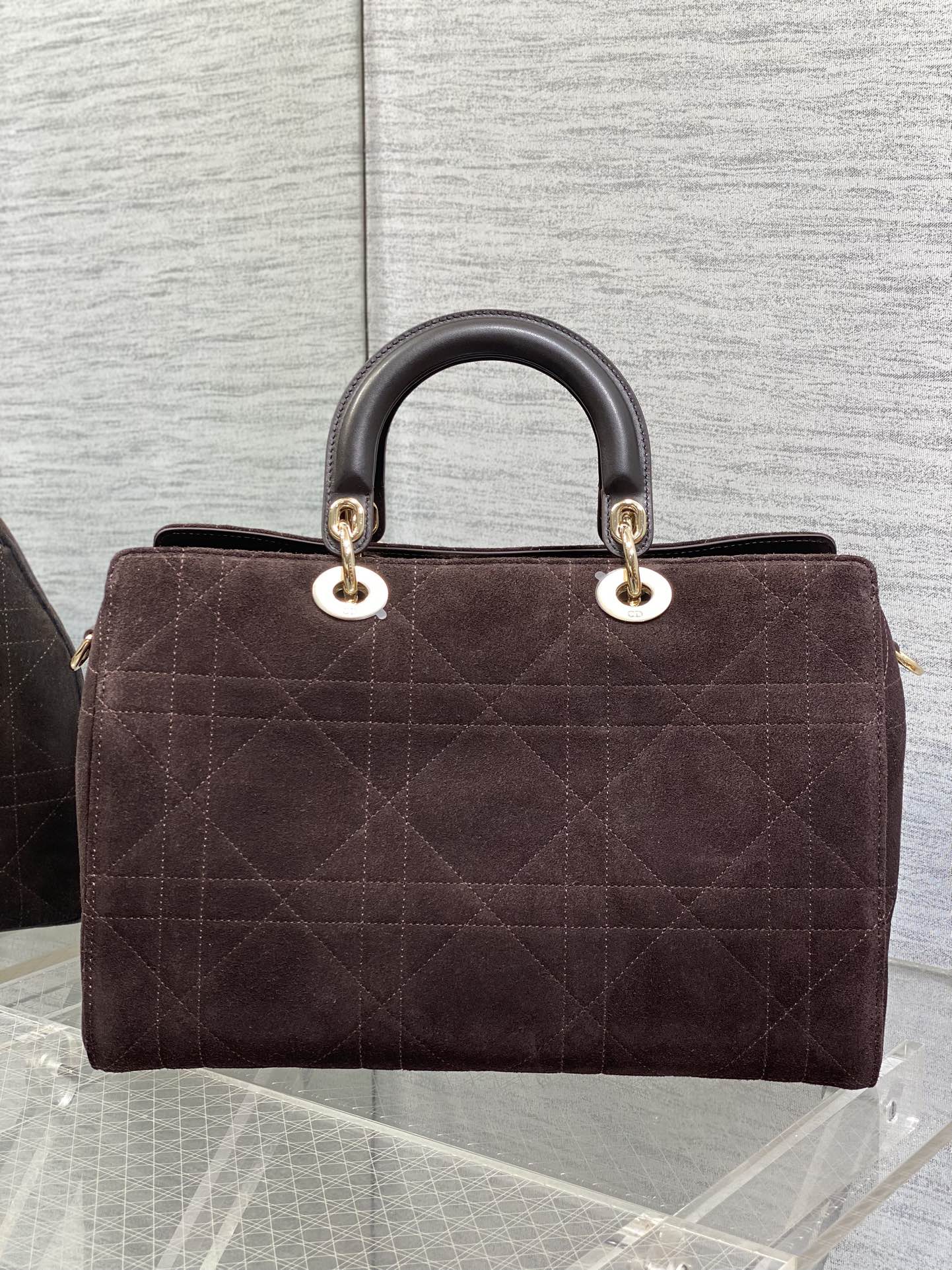 Dior Female Basic Bag Coffee 20cm-l-s