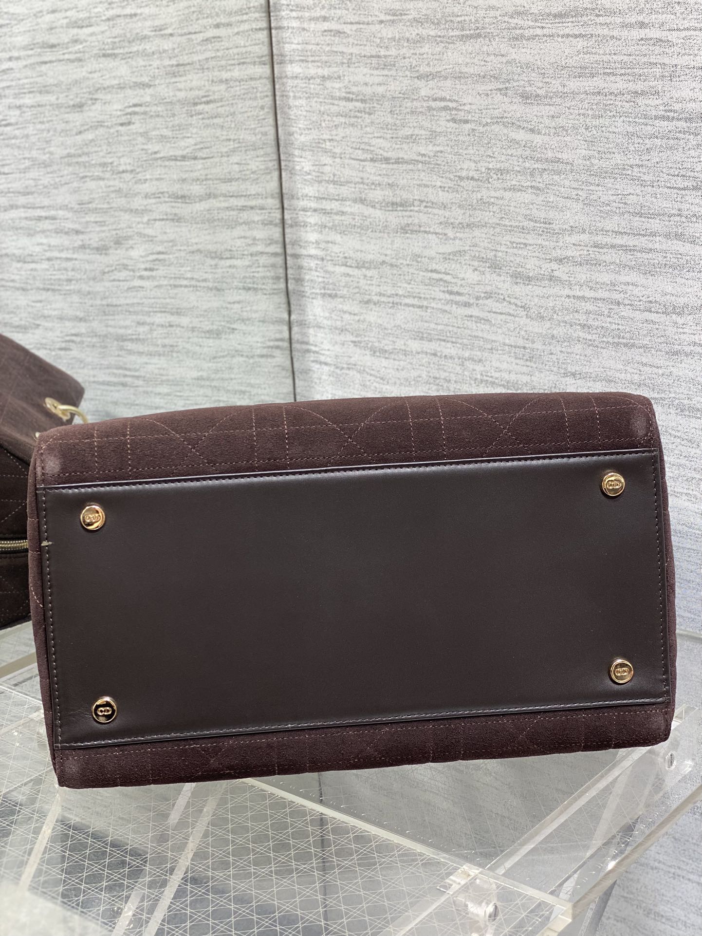 Dior Female Basic Bag Coffee 20cm-l-s