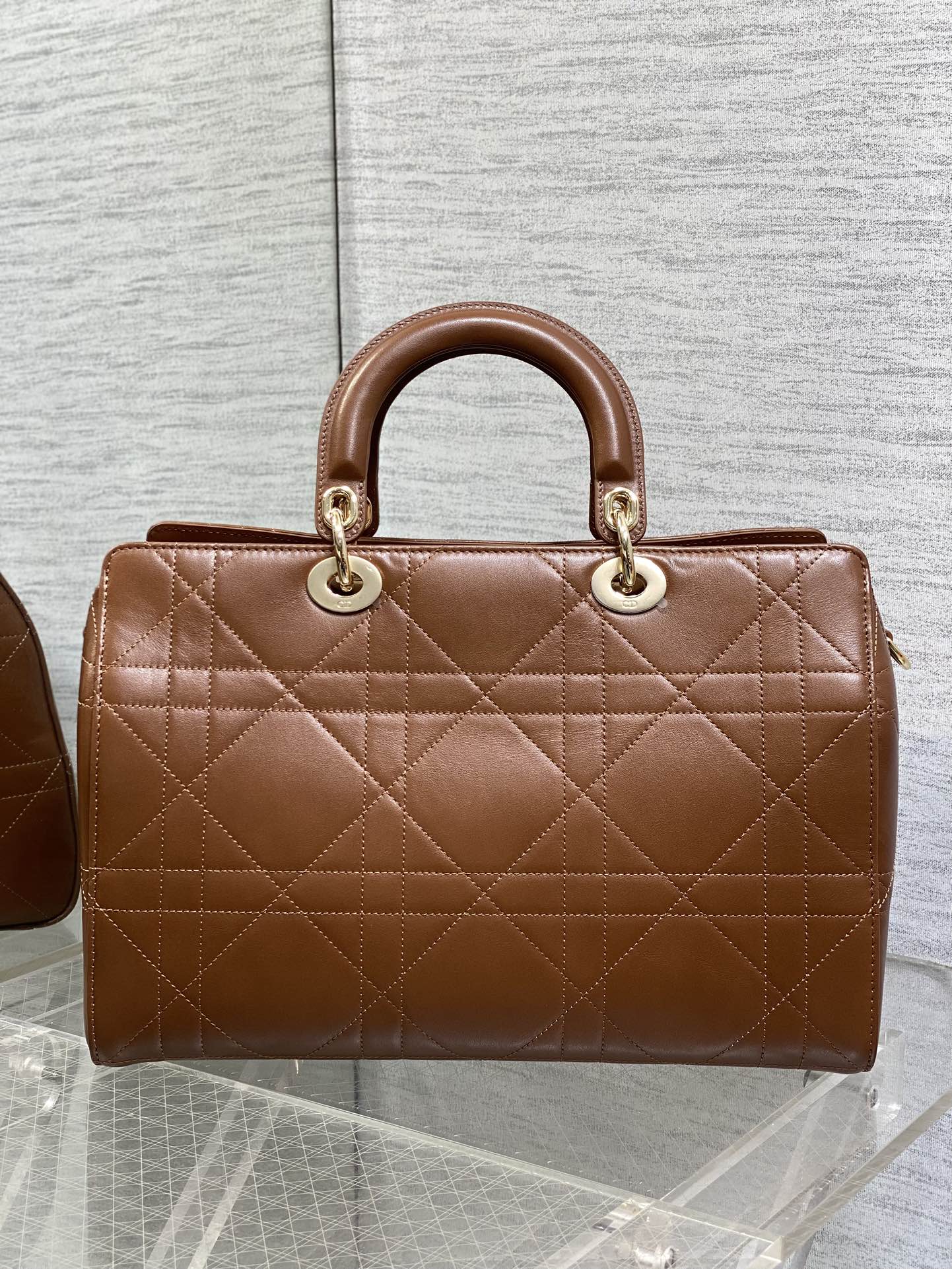 Dior Female Basic Bag Coffee 20cm-l-s