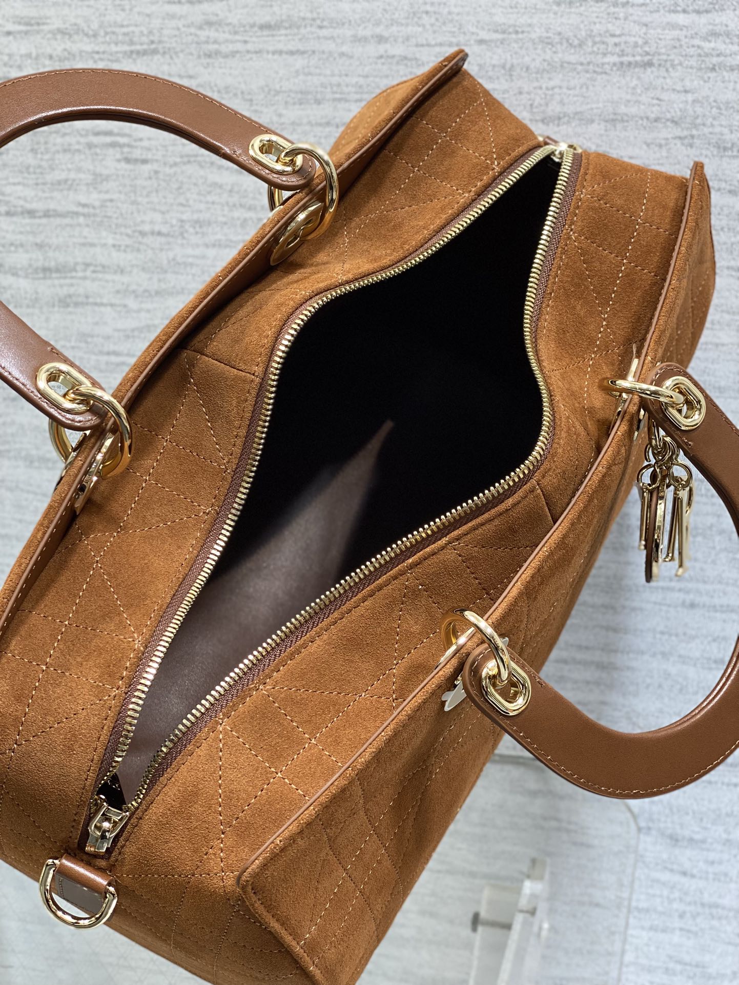 Dior Female Basic Bag Brown 20cm-l-s