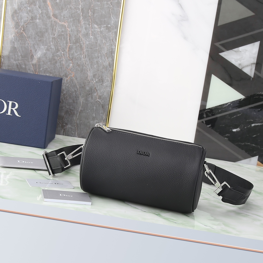 Dior Male Crossbody Bag Nylon Black L-s