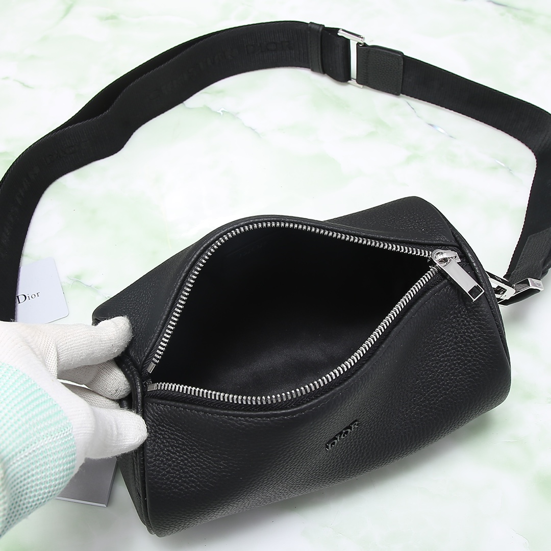 Dior Male Crossbody Bag Nylon Black L-s