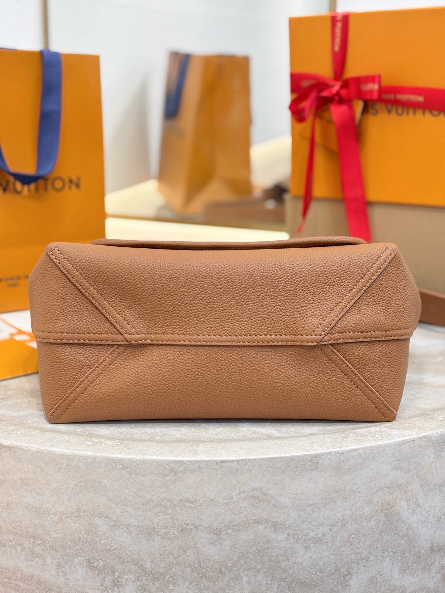 Louis Vuitton Basic Bag Cow Leather M-l-s