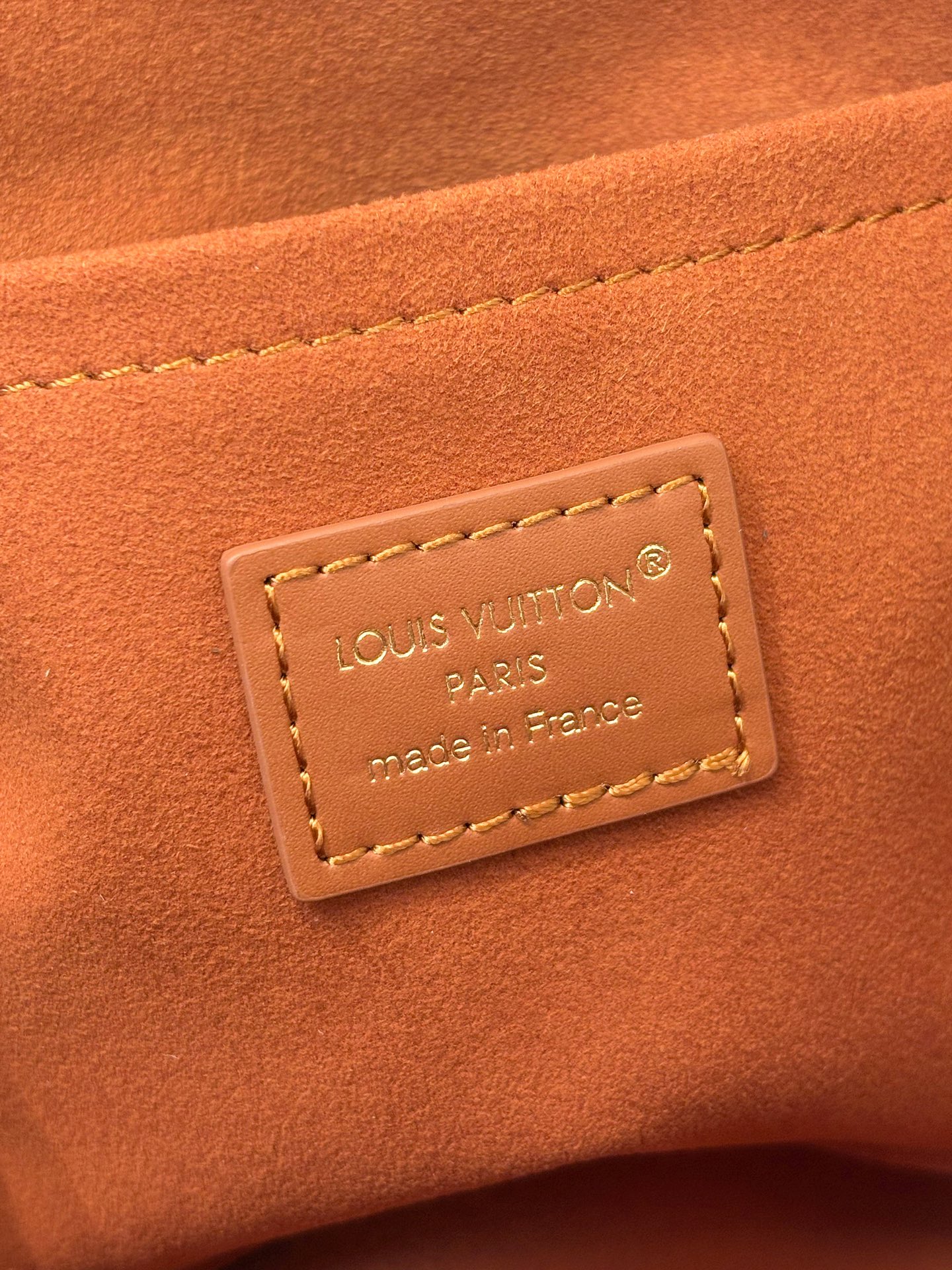 Louis Vuitton Tote Bag Gold M-l-s