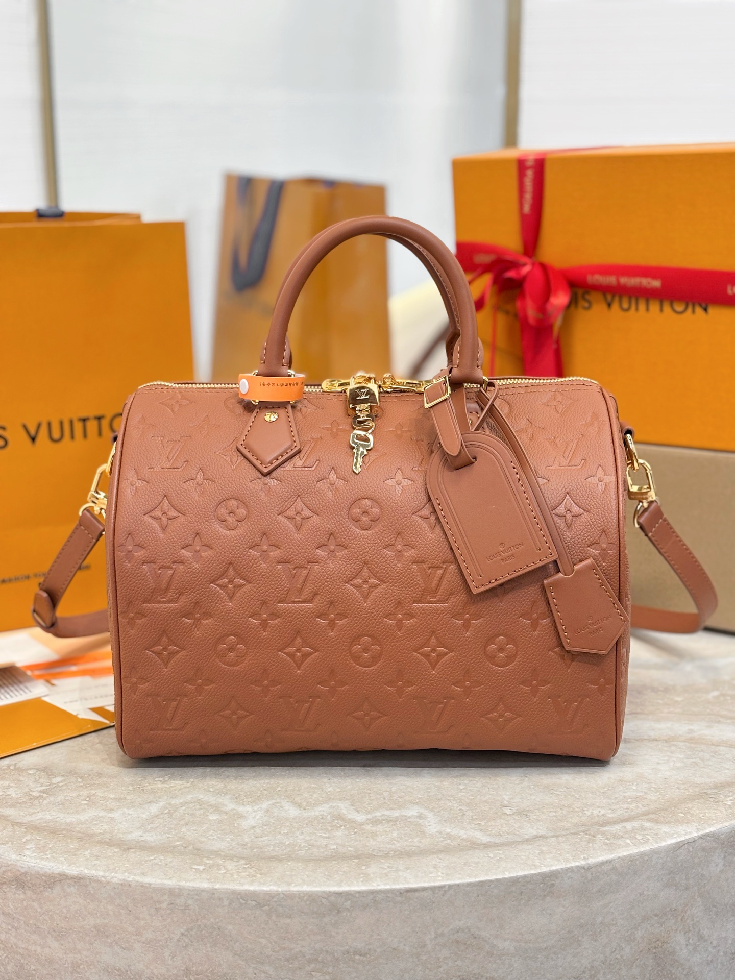 Louis Vuitton Basic Bag Cow Leather M-17cm-s