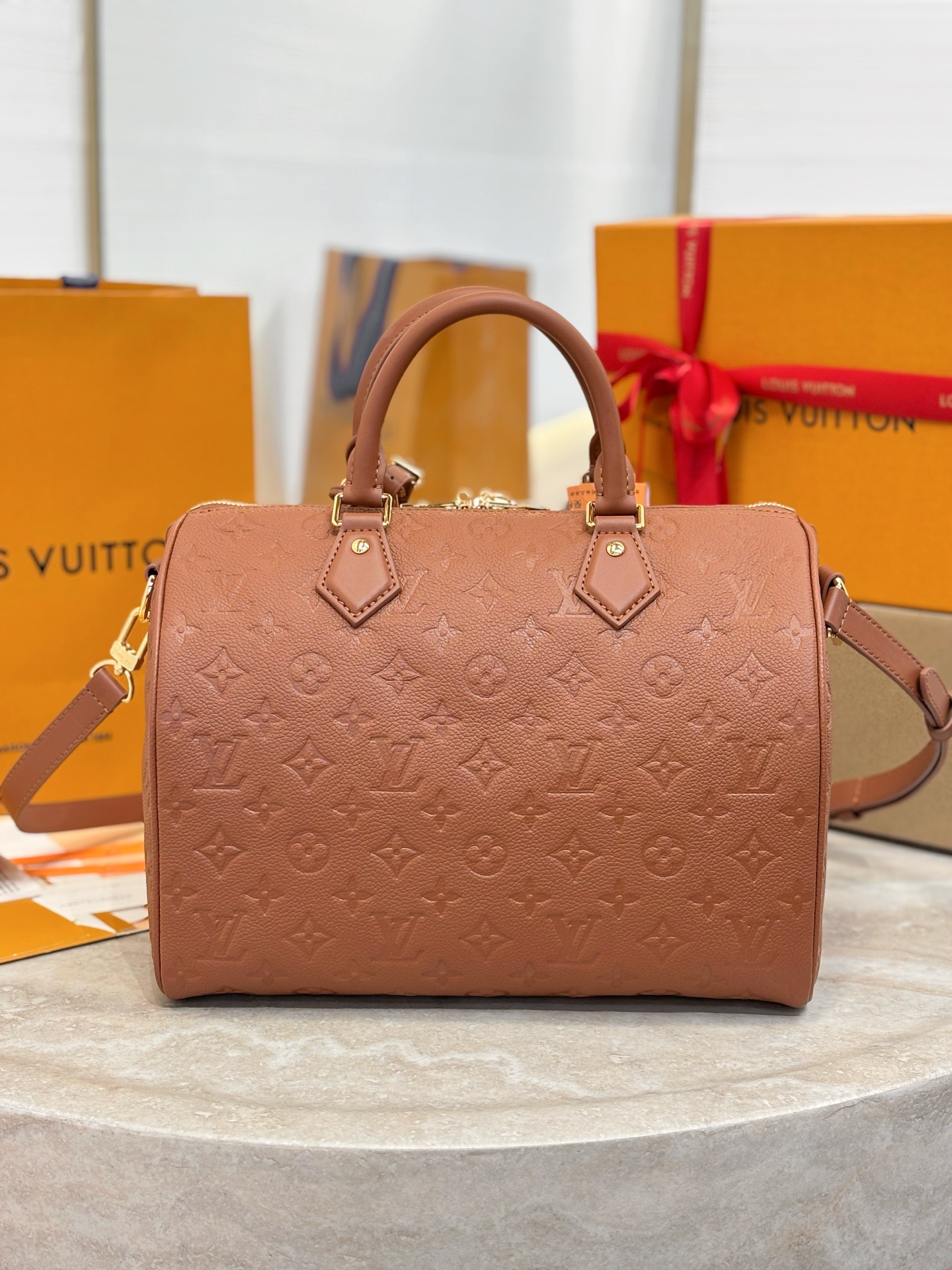 Louis Vuitton Basic Bag Cow Leather M-17cm-s