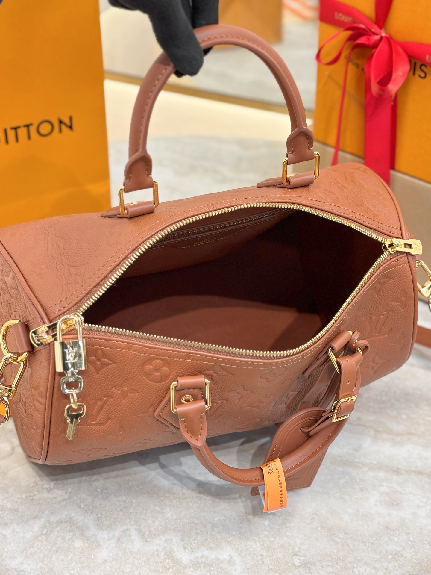 Louis Vuitton Basic Bag Cow Leather M-17cm-s