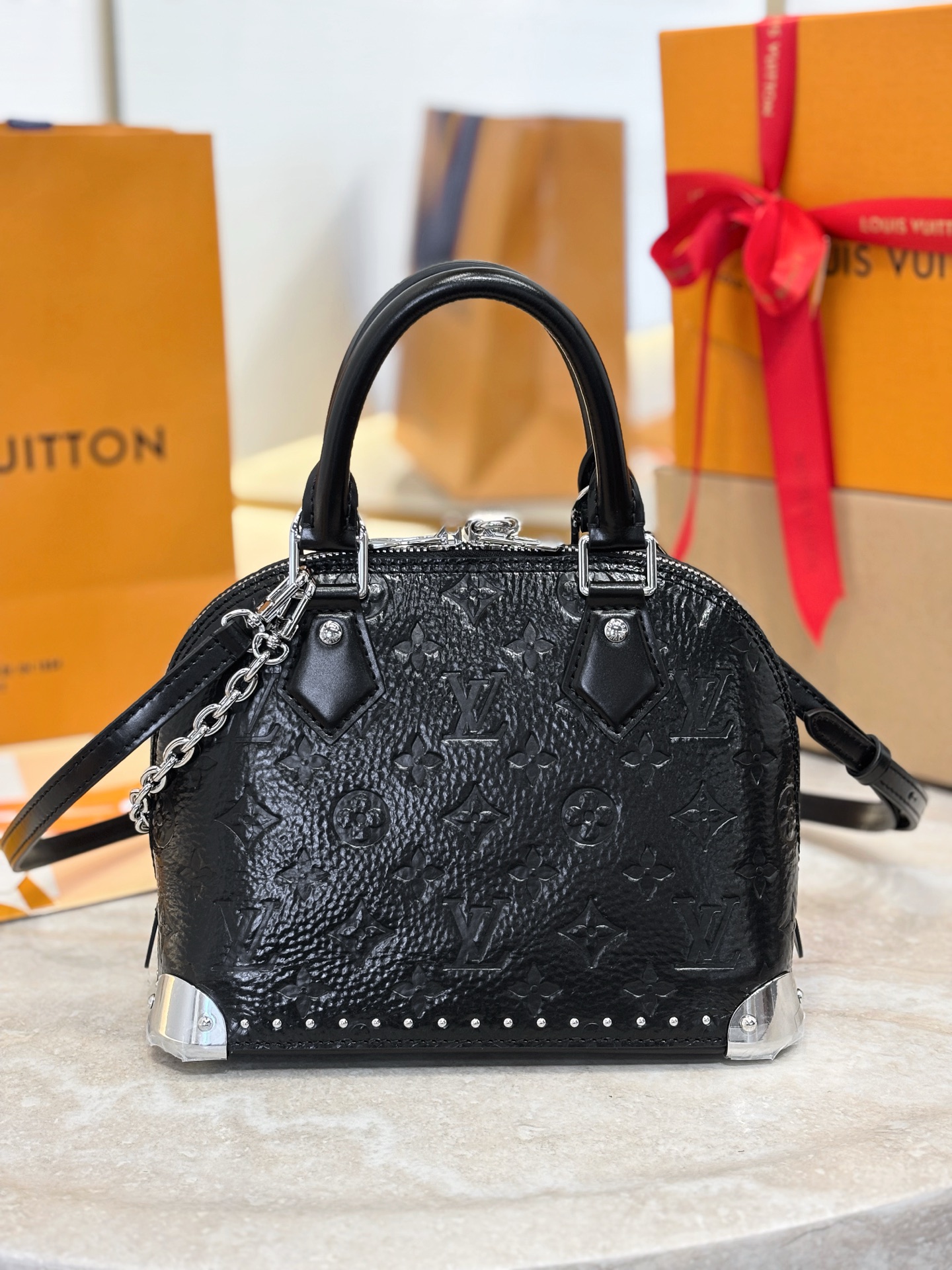 Louis Vuitton Basic Bag Cow Leather 19cm-m-l-s
