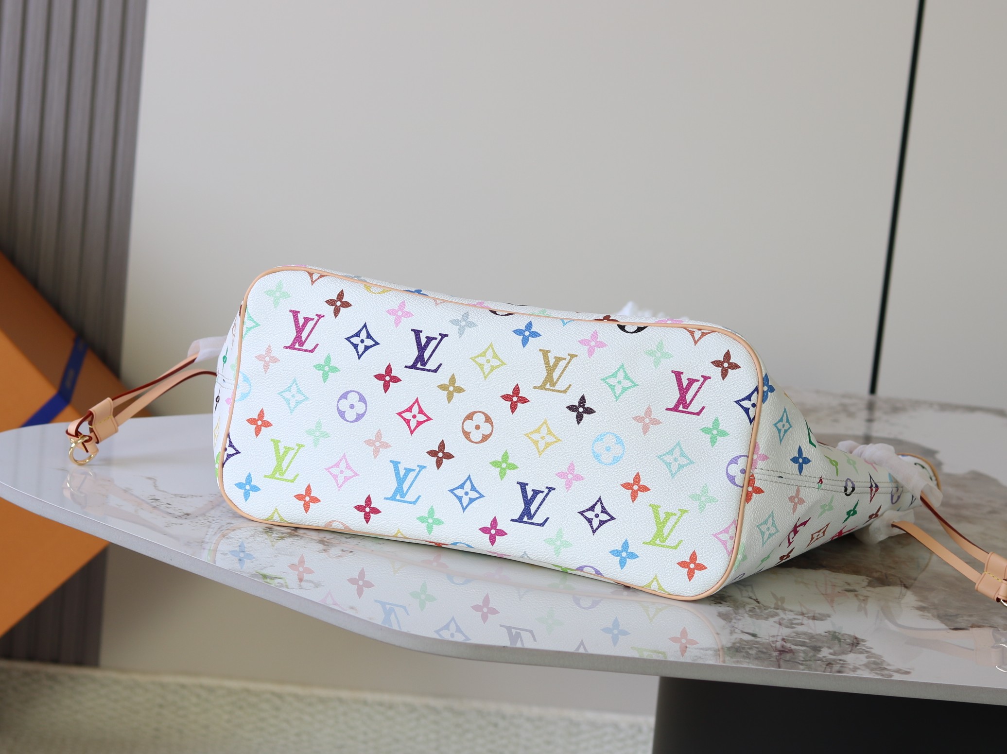Louis Vuitton Clutch Bag Cow Leather M-l