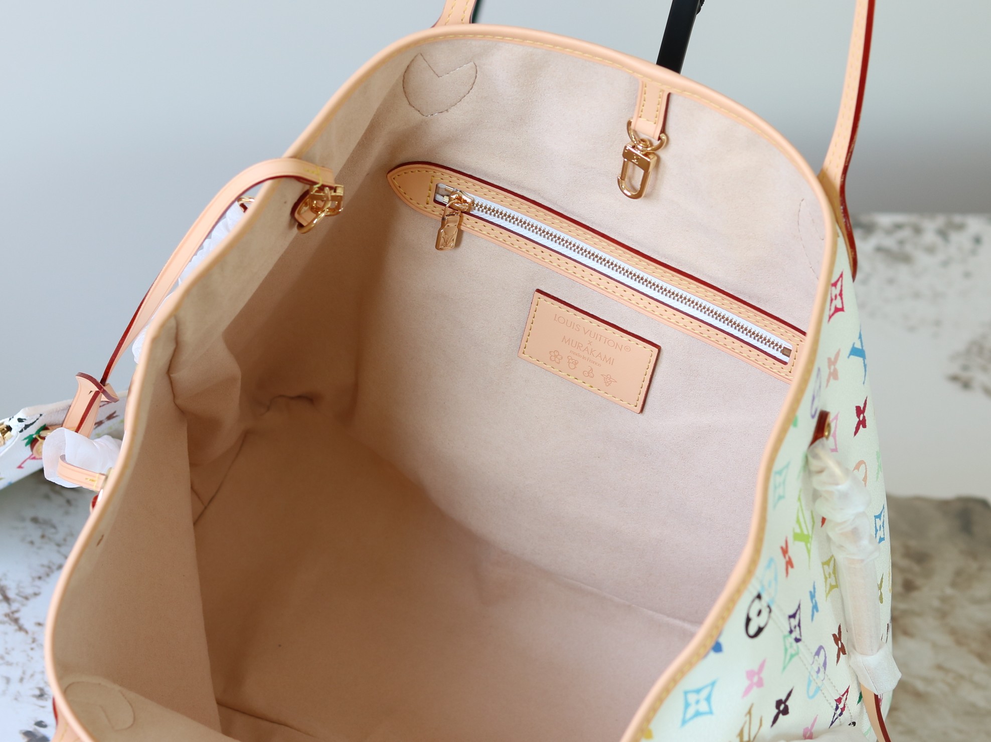 Louis Vuitton Clutch Bag Cow Leather M-l