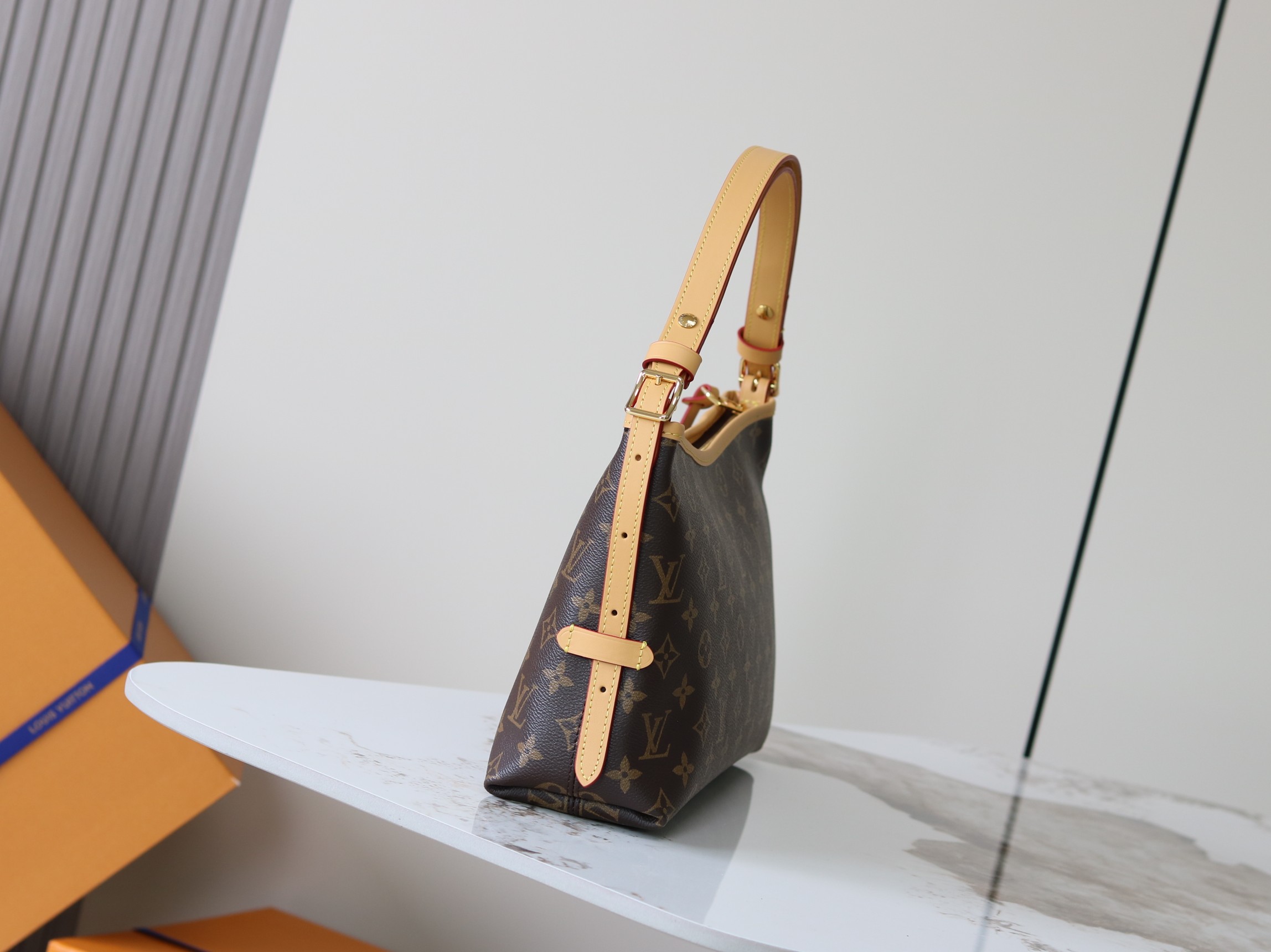 Louis Vuitton Clutch Bag Canvas M-l-s