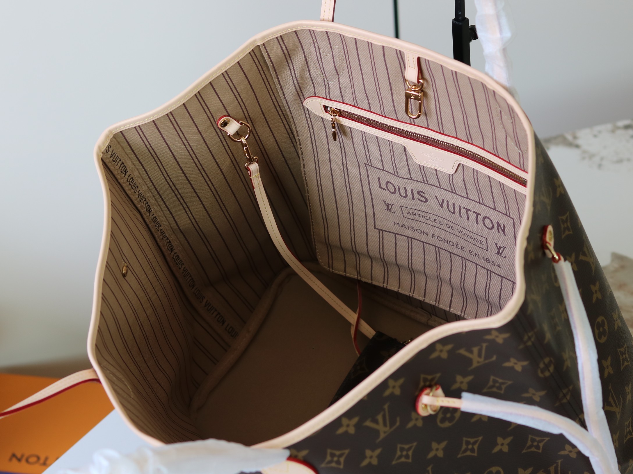 Louis Vuitton Tote Bag Cow Leather M-l