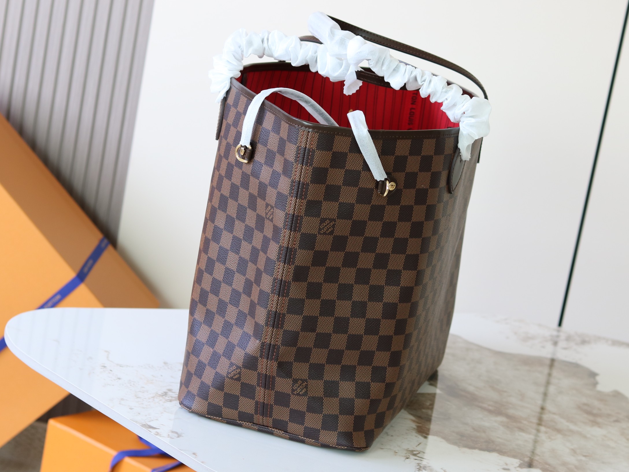 Louis Vuitton Tote Bag Cow Leather M-l