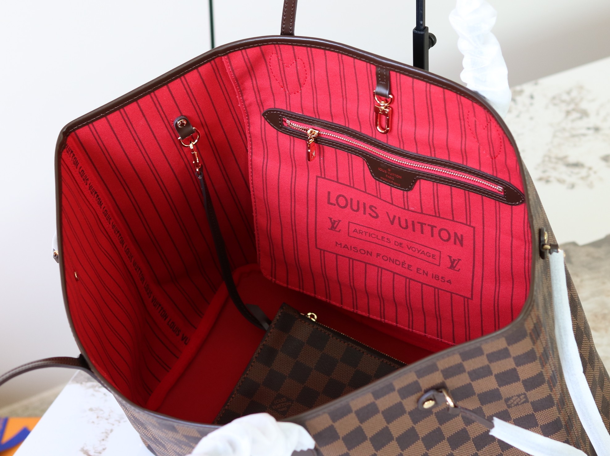 Louis Vuitton Tote Bag Cow Leather M-l