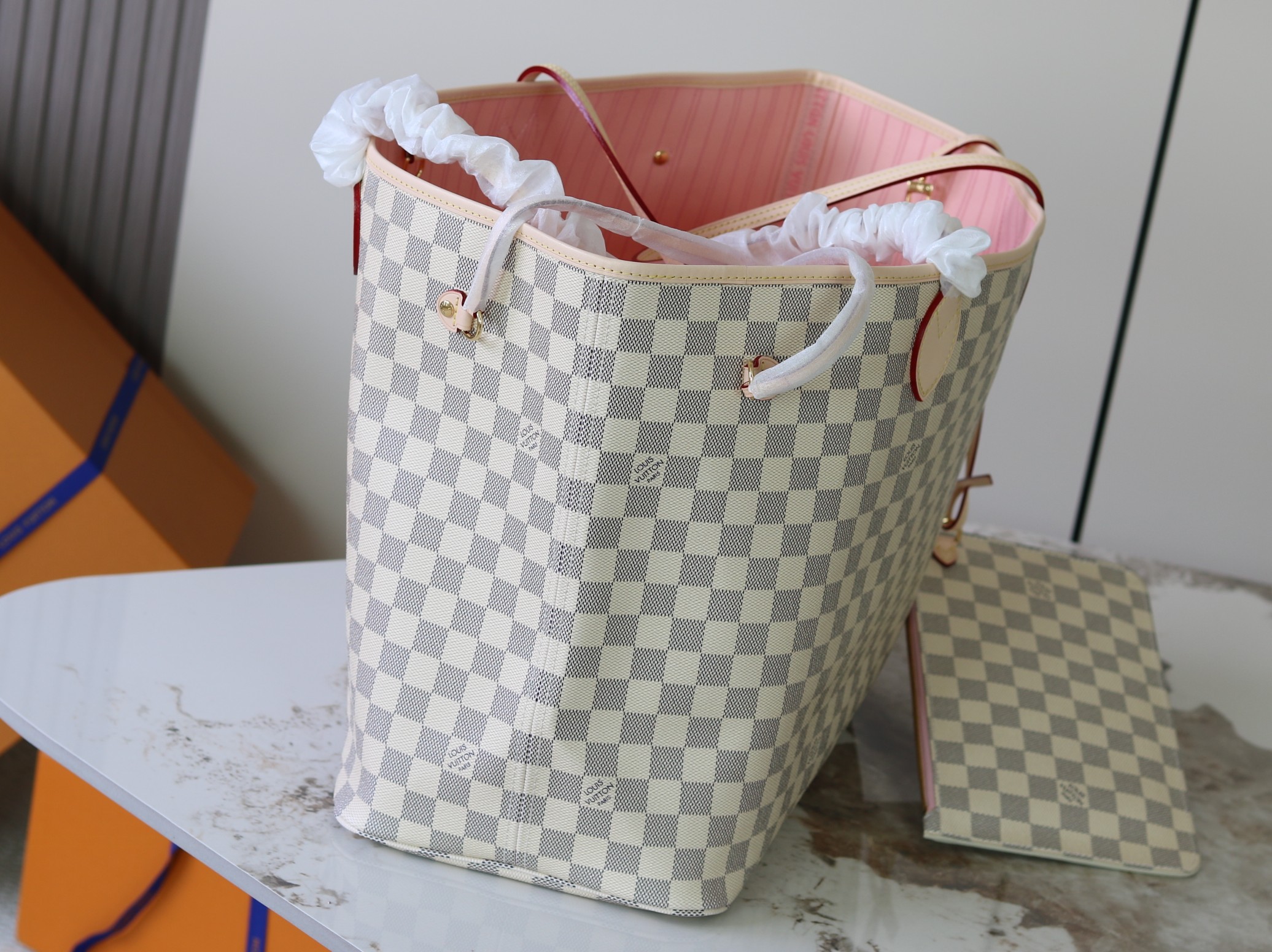 Louis Vuitton Tote Bag Cow Leather M-l