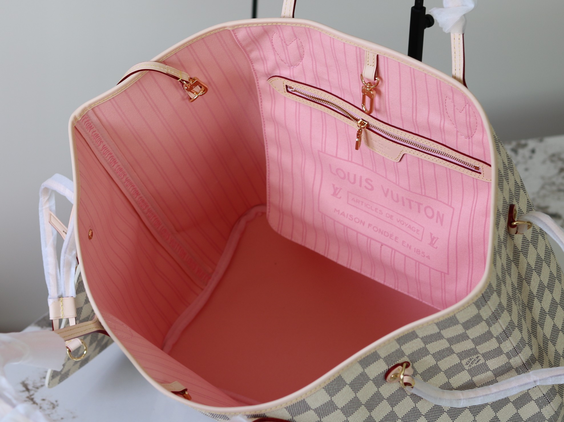 Louis Vuitton Tote Bag Cow Leather M-l