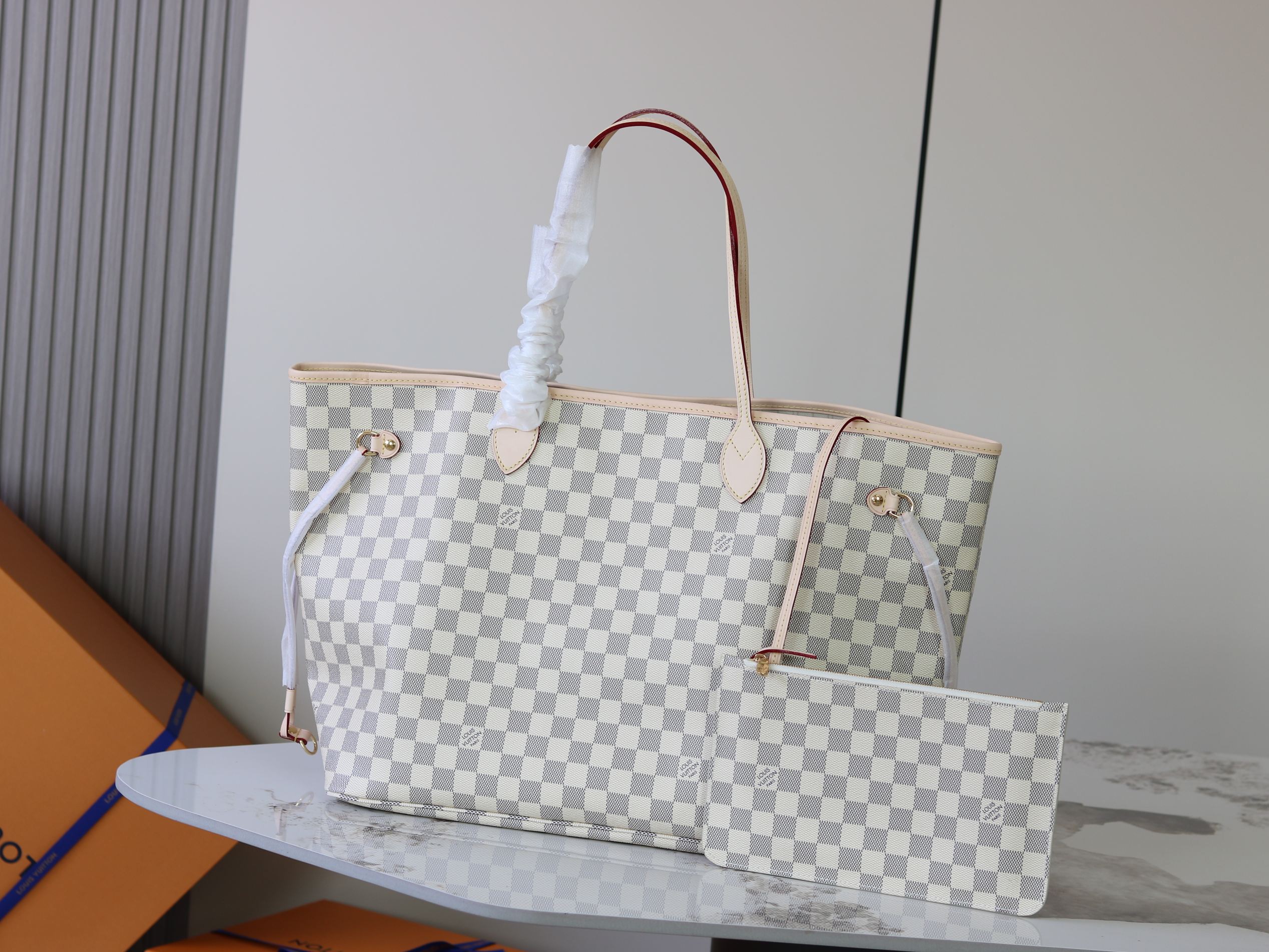 Louis Vuitton Tote Bag Cow Leather M-l
