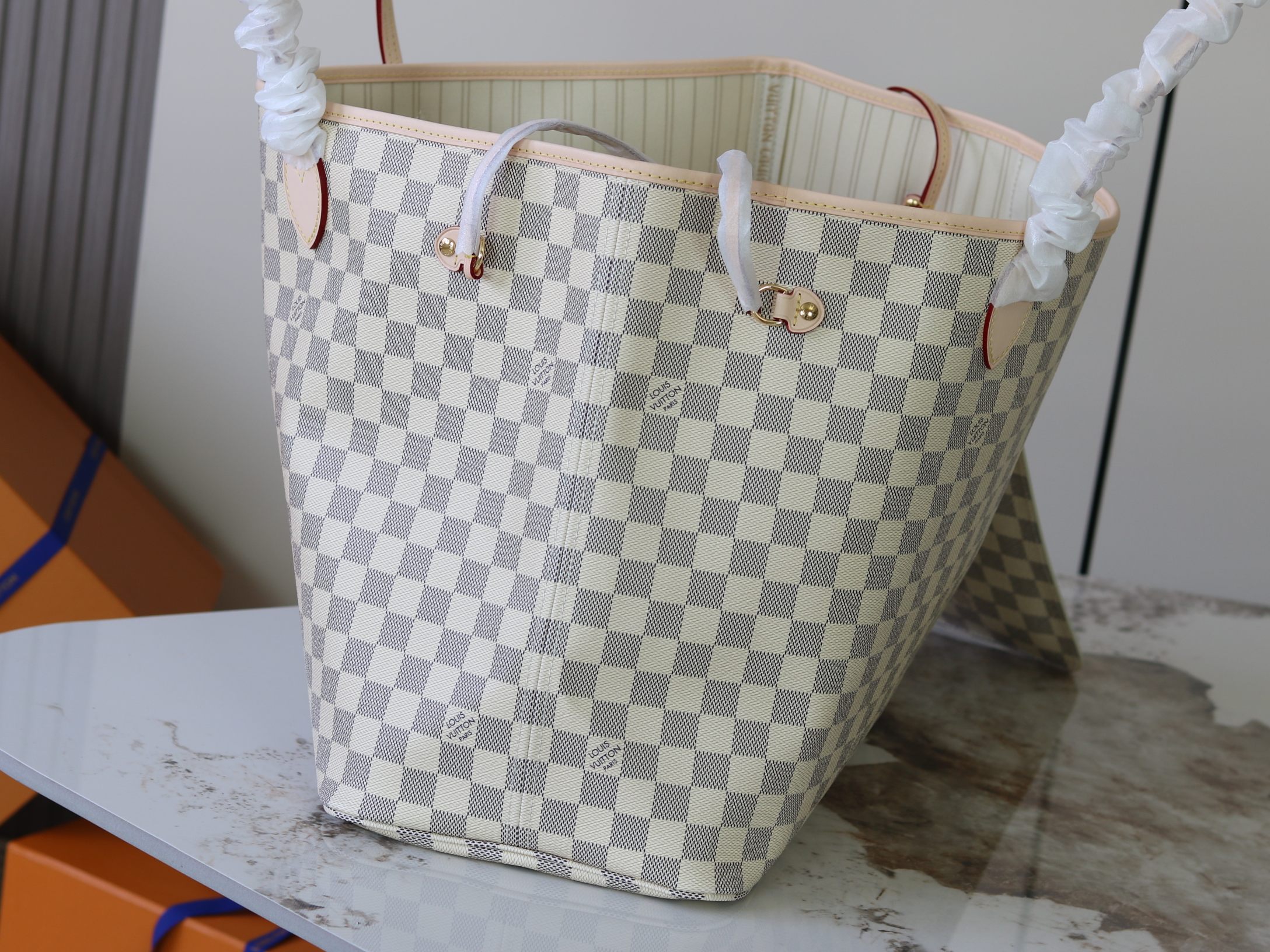 Louis Vuitton Tote Bag Cow Leather M-l