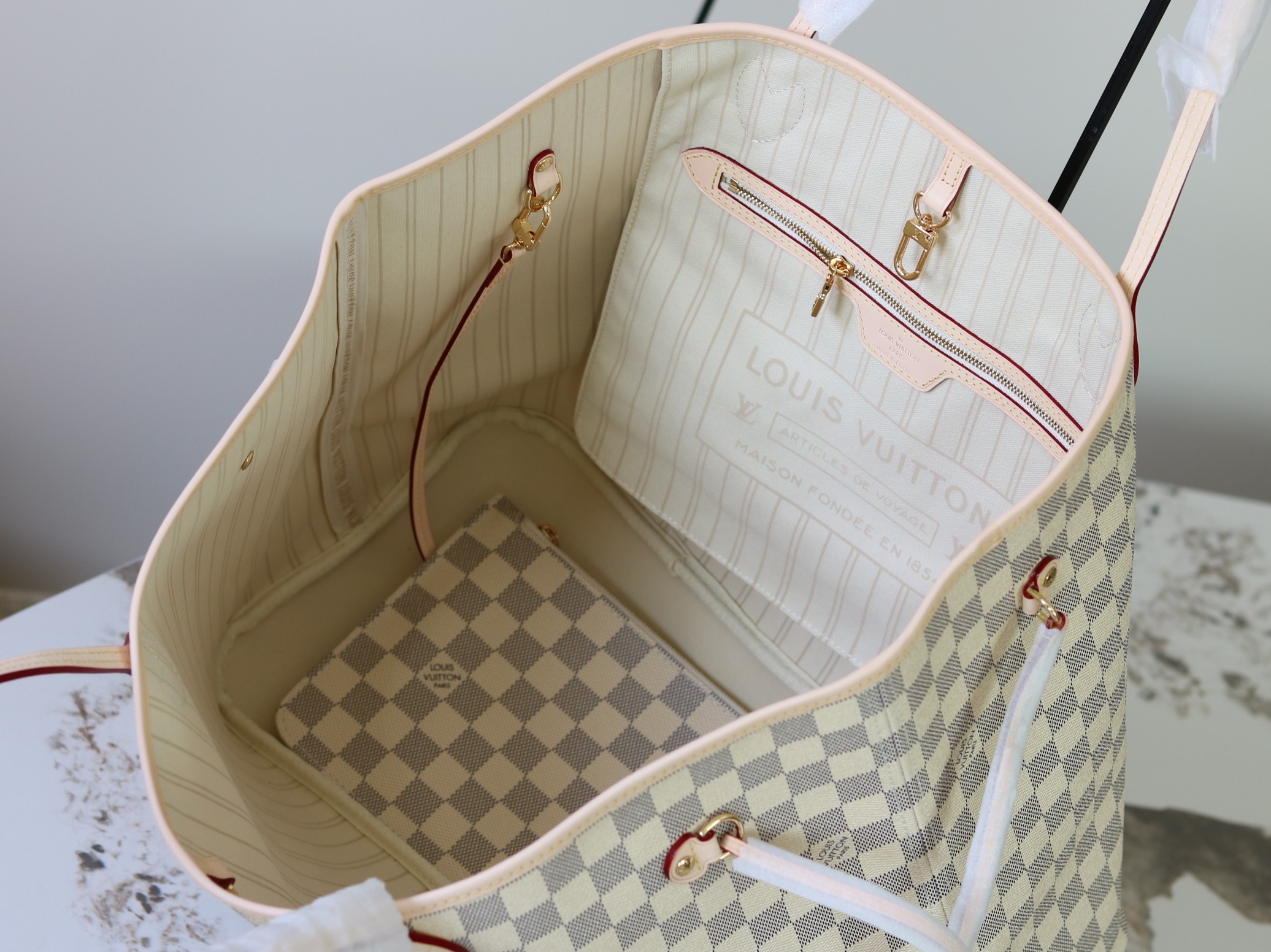 Louis Vuitton Tote Bag Cow Leather M-l