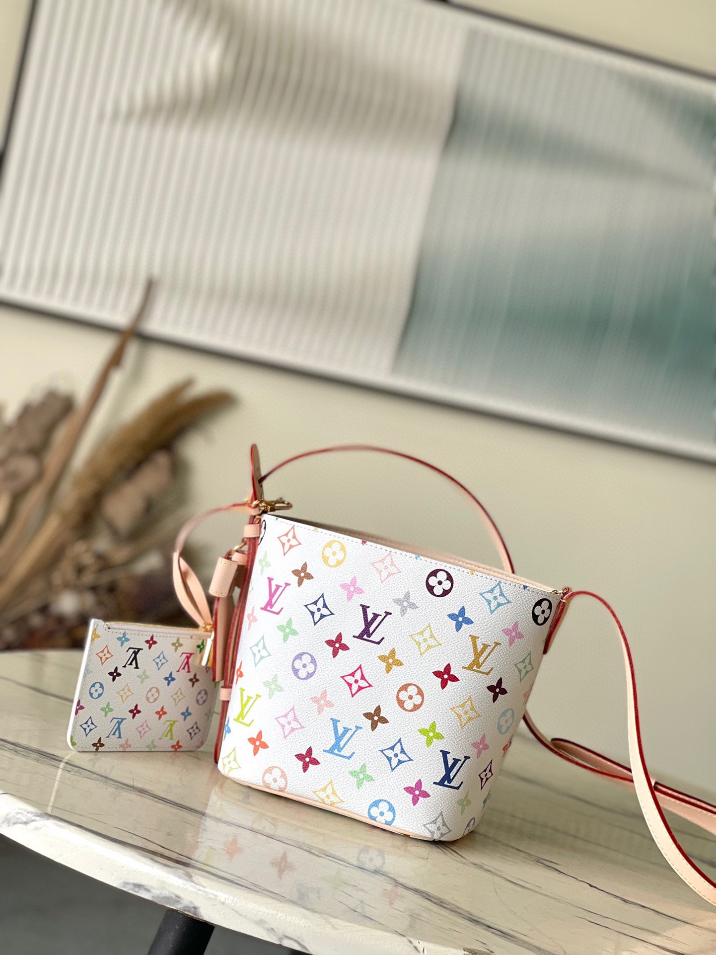 Louis Vuitton Basic Bag Cow Leather M-l