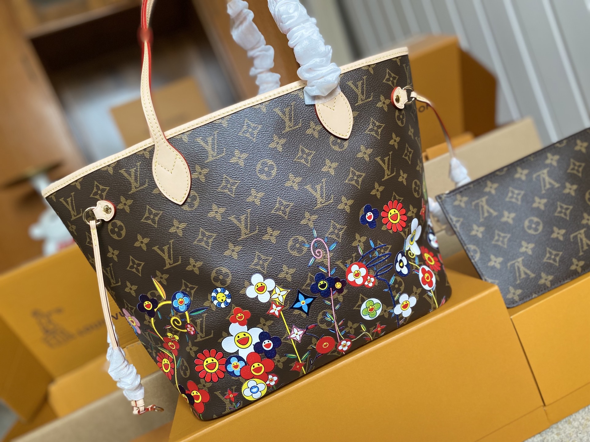 Louis Vuitton Basic Bag Cow Leather M-l