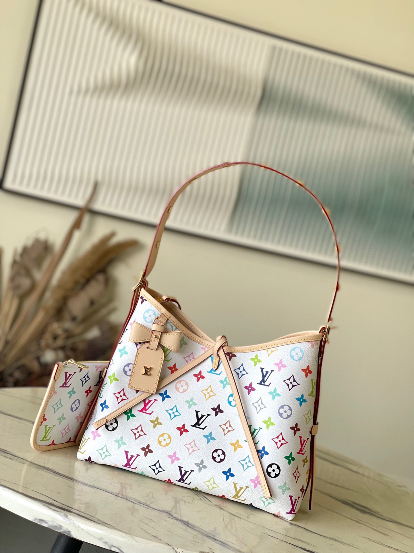 Louis Vuitton Basic Bag Cow Leather M-l