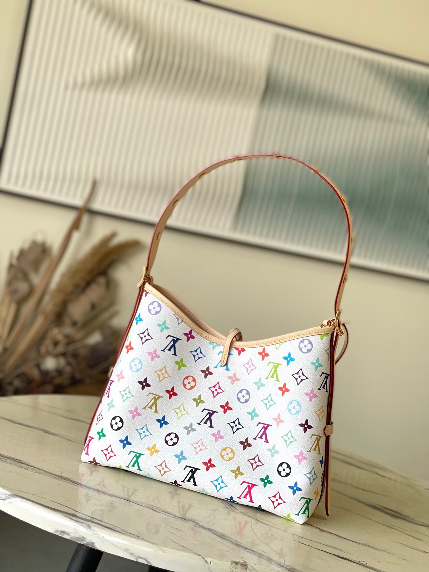 Louis Vuitton Basic Bag Cow Leather M-l