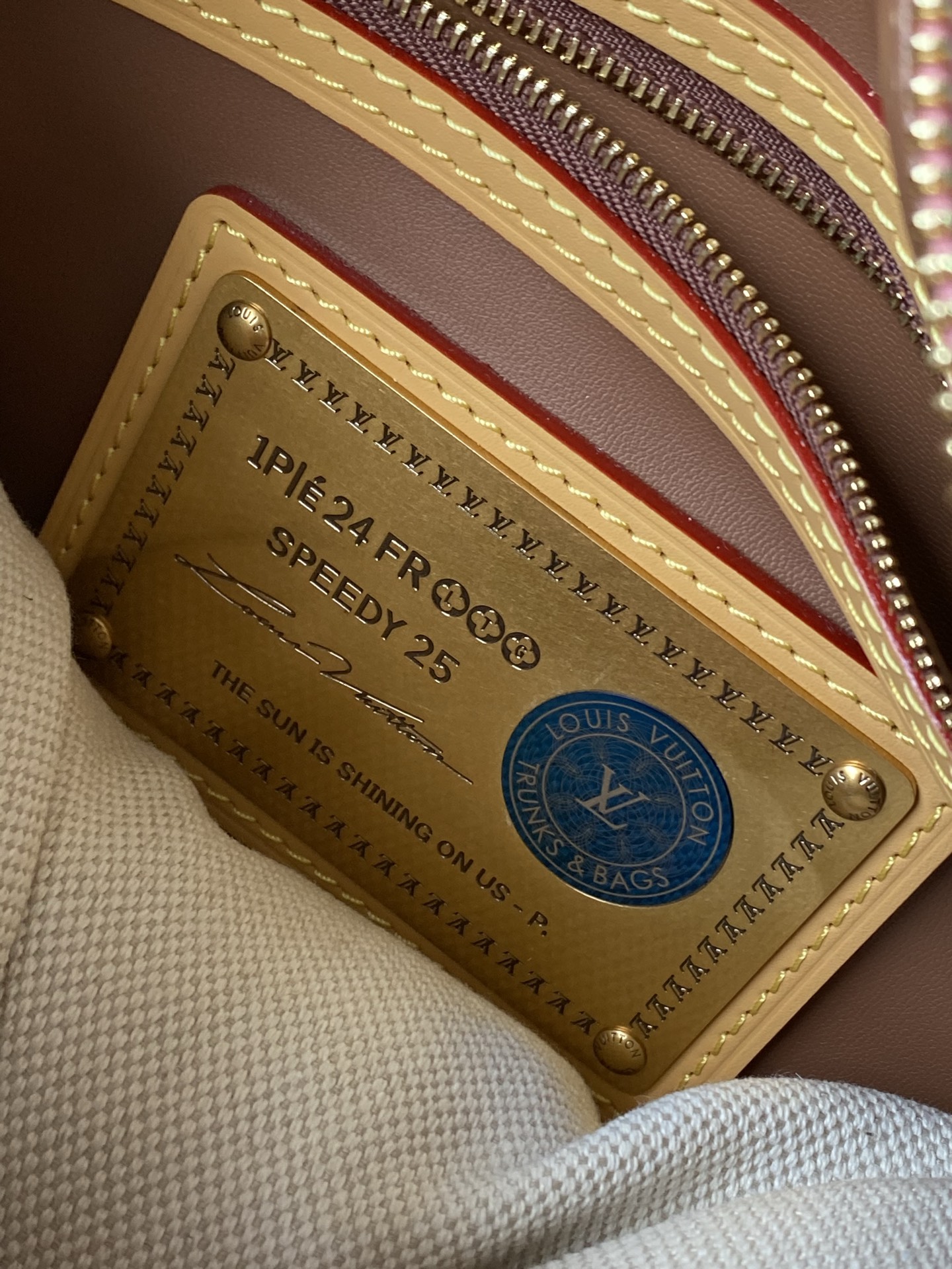 Louis Vuitton Basic Bag Cow Leather Pink M-l-s