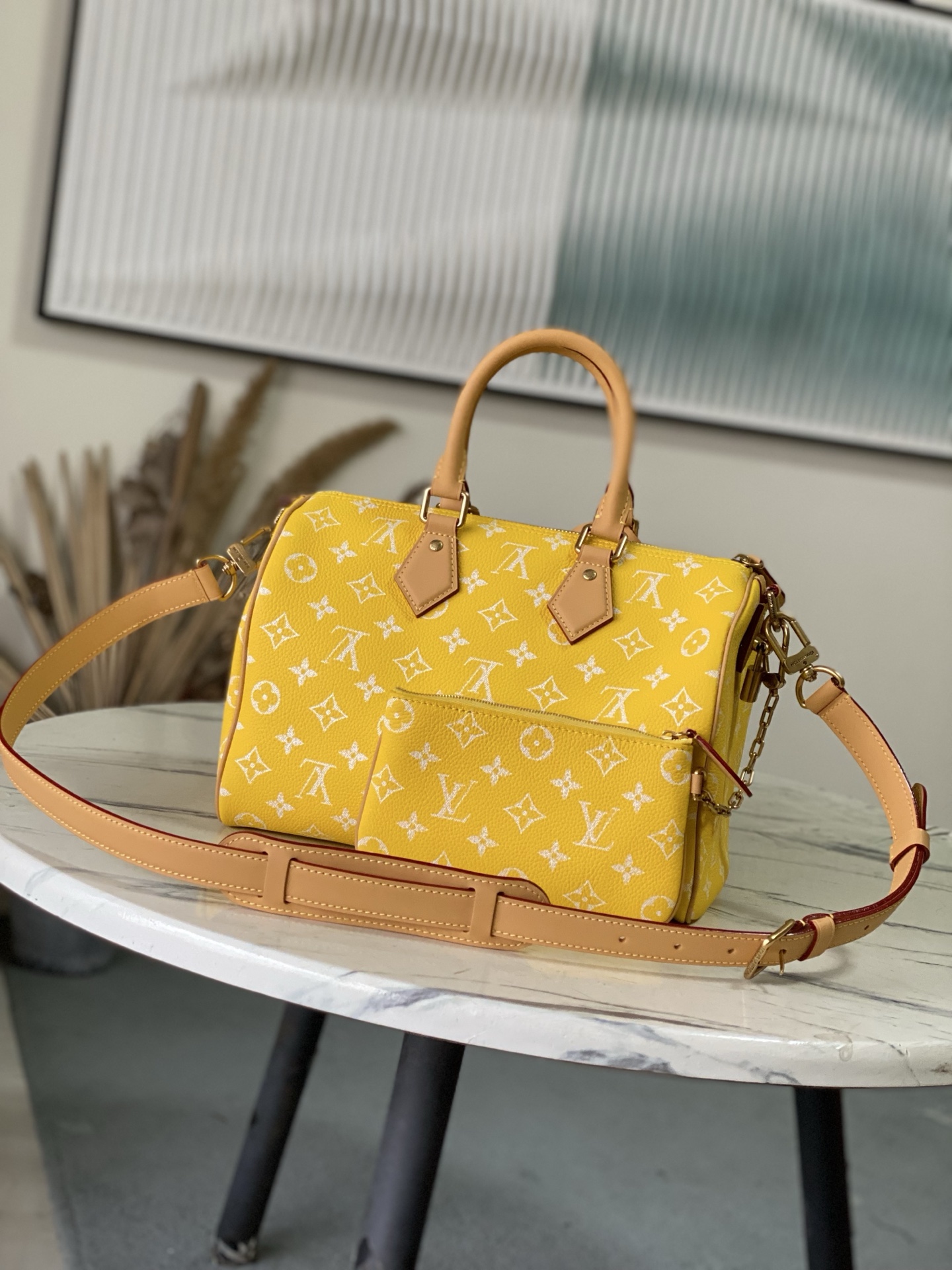 Louis Vuitton Basic Bag Cow Leather M-l-s