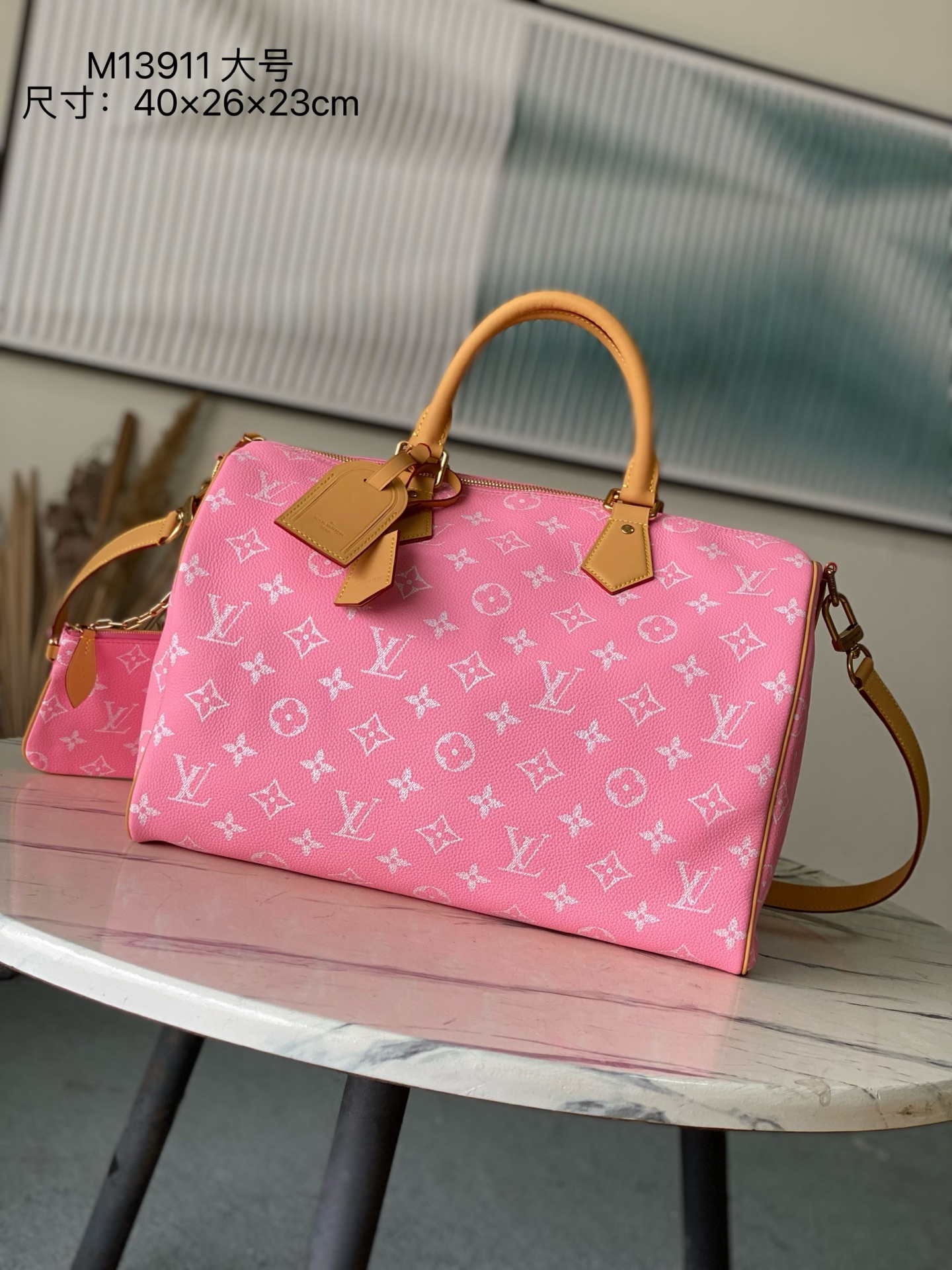 Louis Vuitton Basic Bag Cow Leather M-l-s