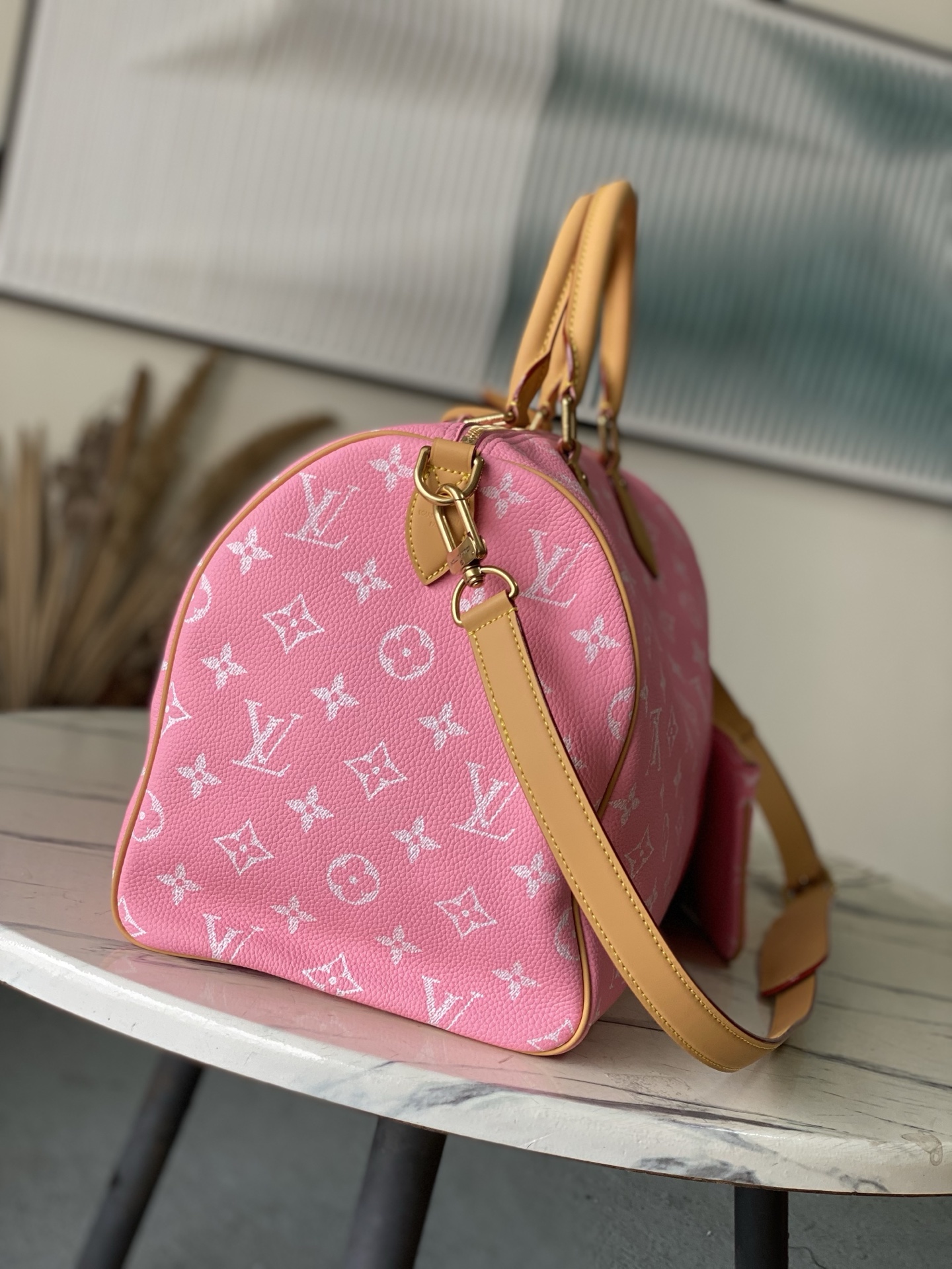Louis Vuitton Basic Bag Cow Leather M-l-s