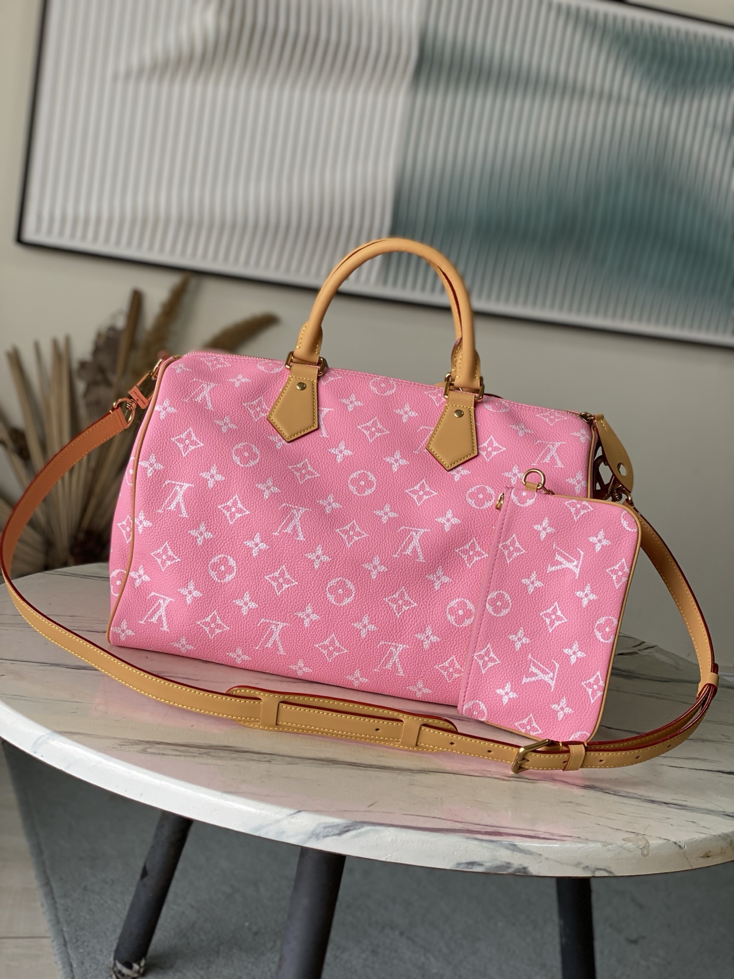 Louis Vuitton Basic Bag Cow Leather M-l-s