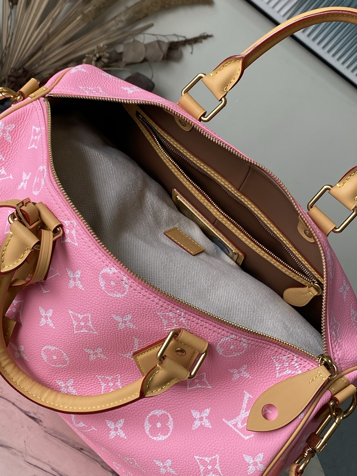 Louis Vuitton Basic Bag Cow Leather M-l-s