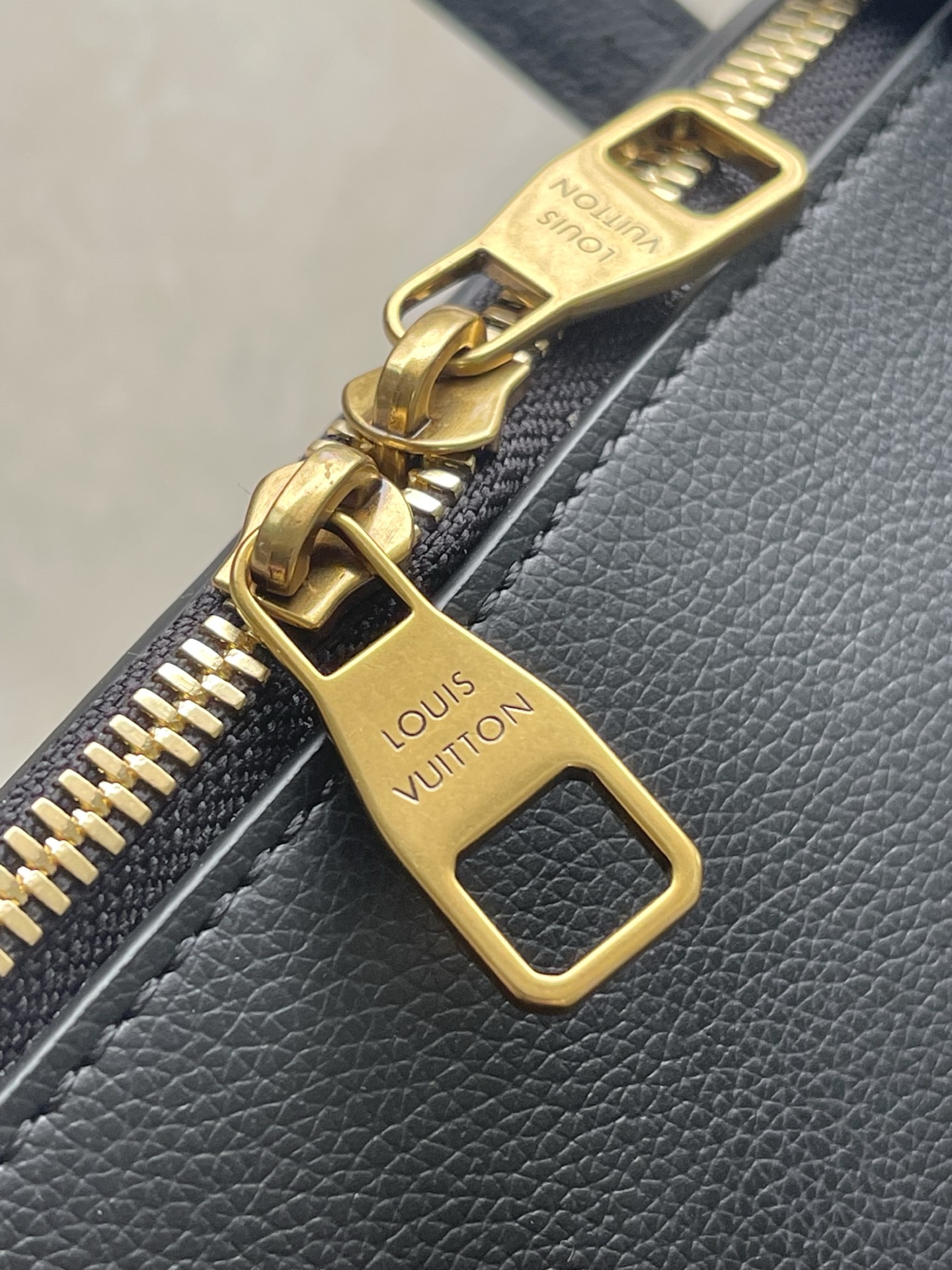 Louis Vuitton Basic Bag Cow Leather Black M-l