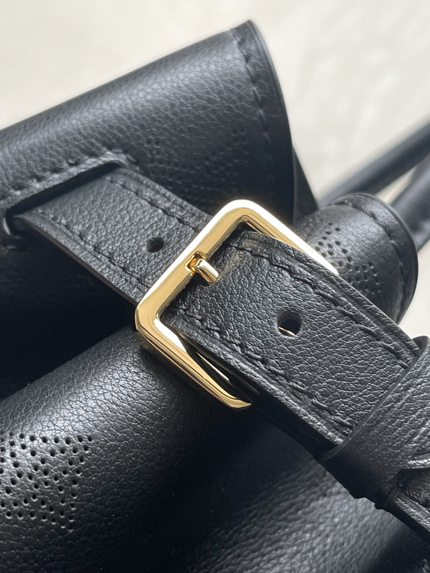 Louis Vuitton Basic Bag Cow Leather Black M