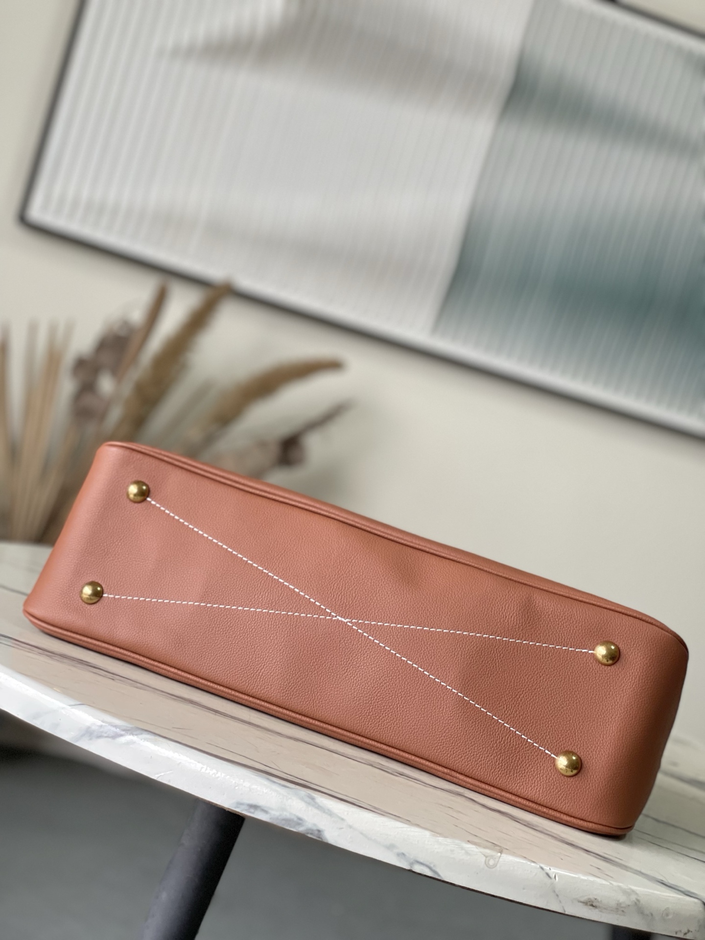 Louis Vuitton Basic Bag Cow Leather Black M-l