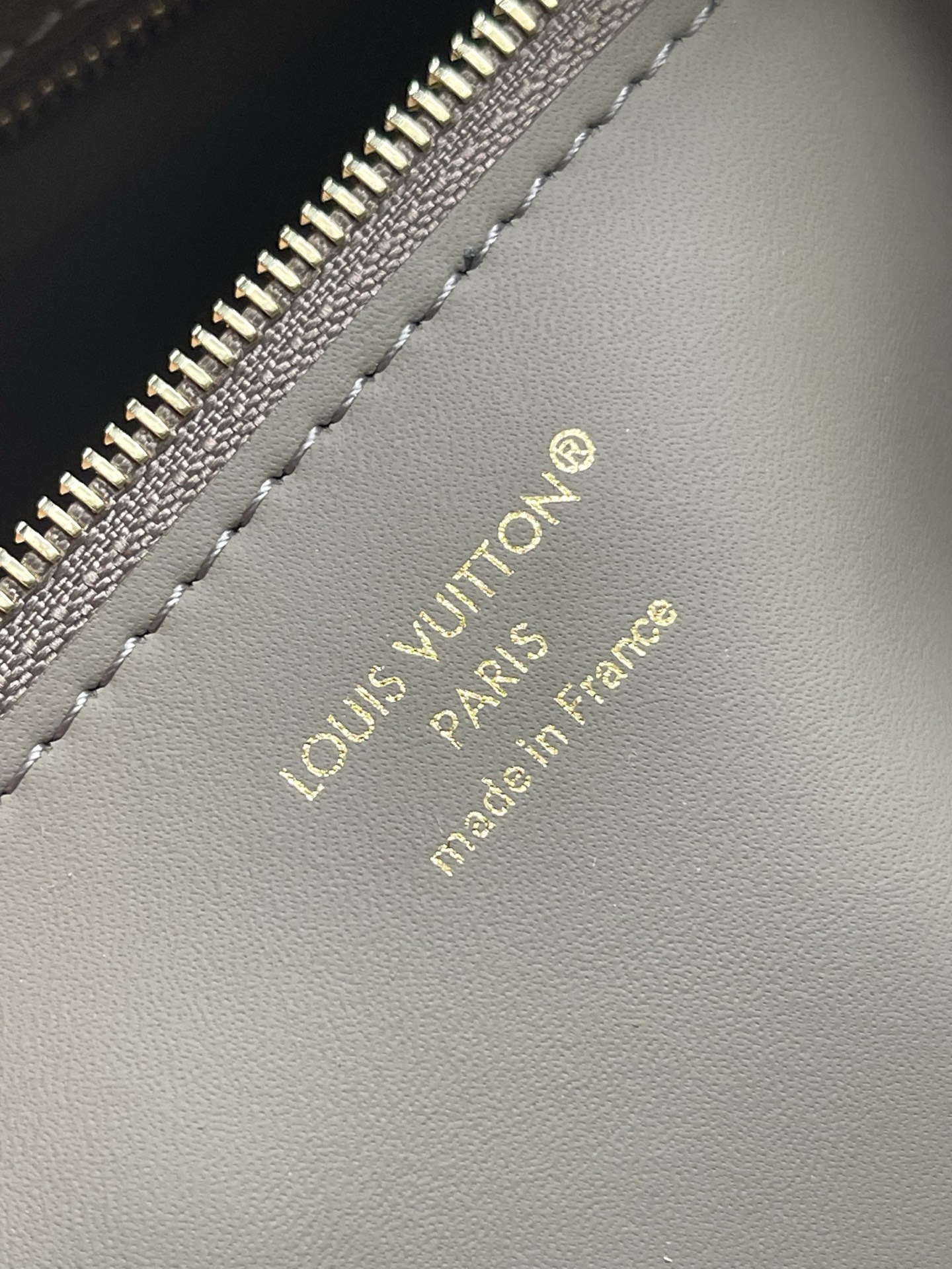 Louis Vuitton Basic Bag Cow Leather Gray M